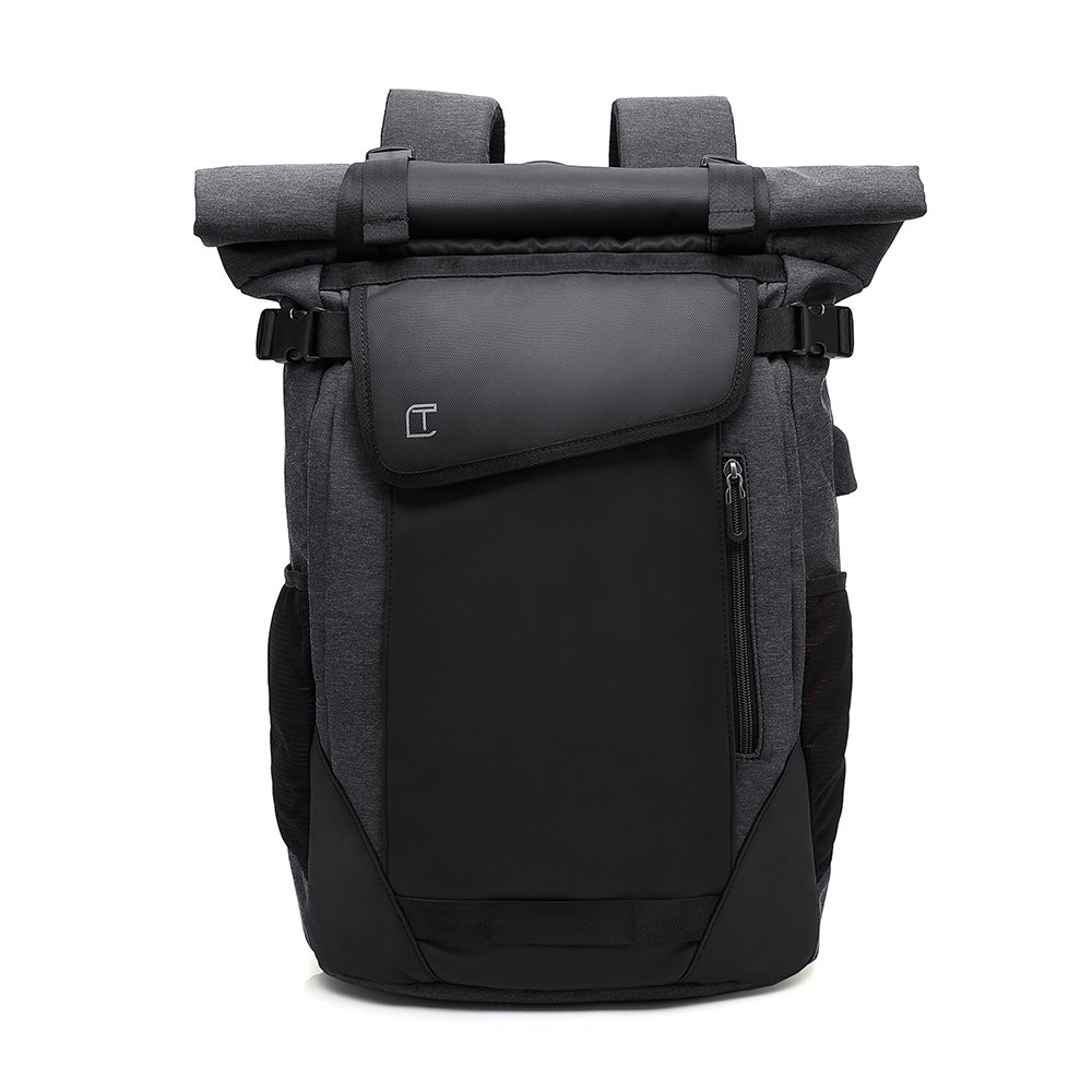 Laikwan Travel Laptop Backpack - Waterproof Business Bag & School Backpack for Women & Men - Fits 15.6 Inch Notebook - Perfect for Commuting, College & Business Trips (Black)