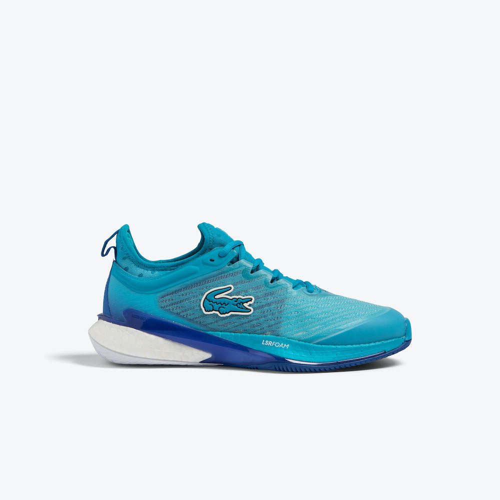 Lacoste AG LT23 Lite Men's Tennis Shoes - Lightweight Blue Athletic Shoes for Men | Perfect for Tennis, Running & Casual Wear