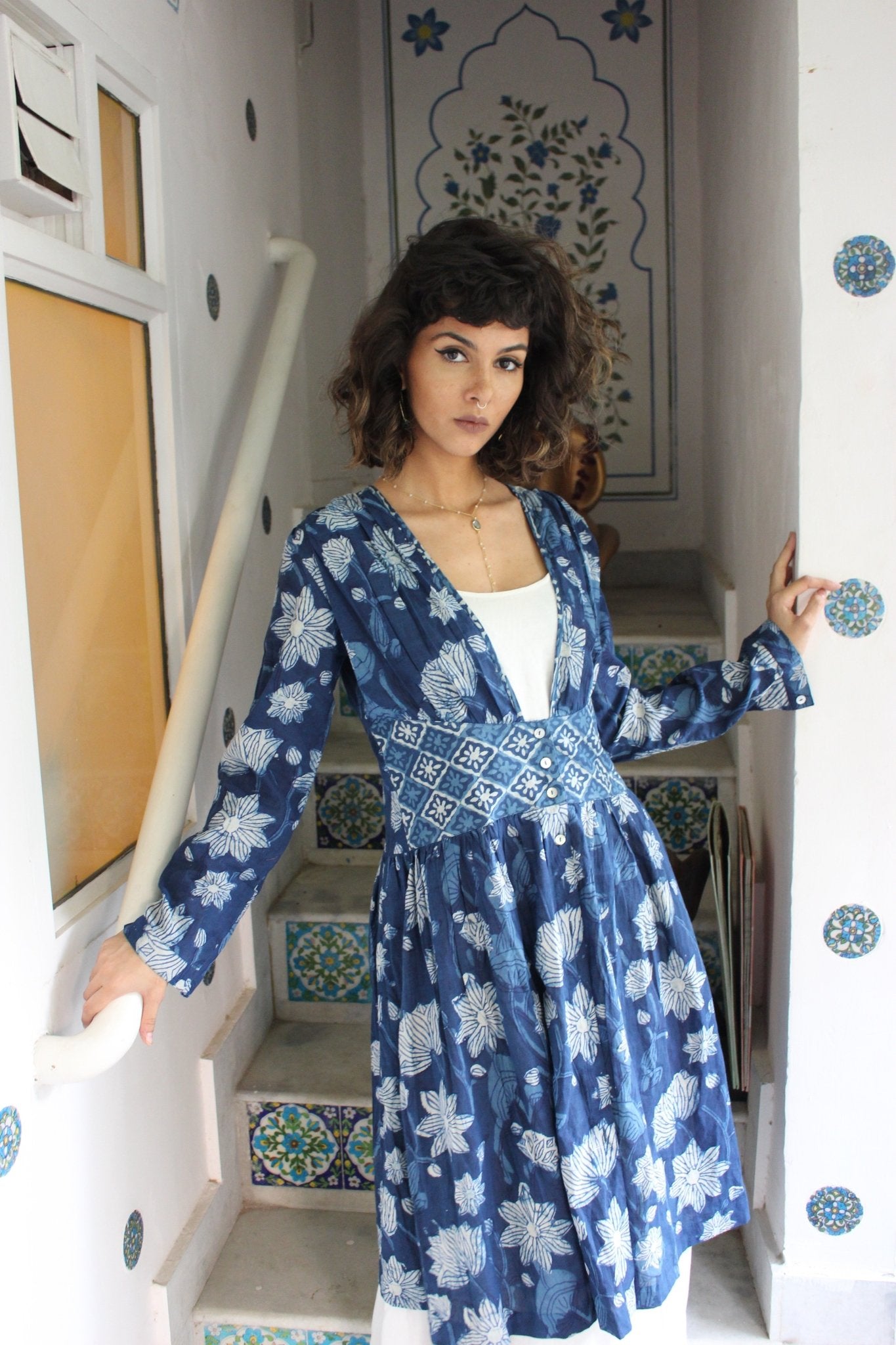 Stylish Indigo Jacket for Men & Women | Lightweight Comfortable Denim Coat | Perfect for Casual Outings, Travel & Everyday Wear