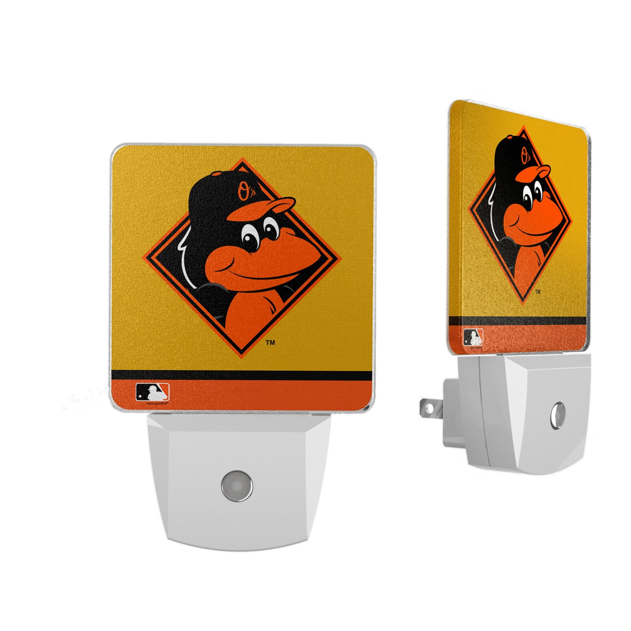 Baltimore Orioles LED Strip Night Light 2 Pack - Perfect for Bedroom, Kids Room, and Baseball Fan Decor