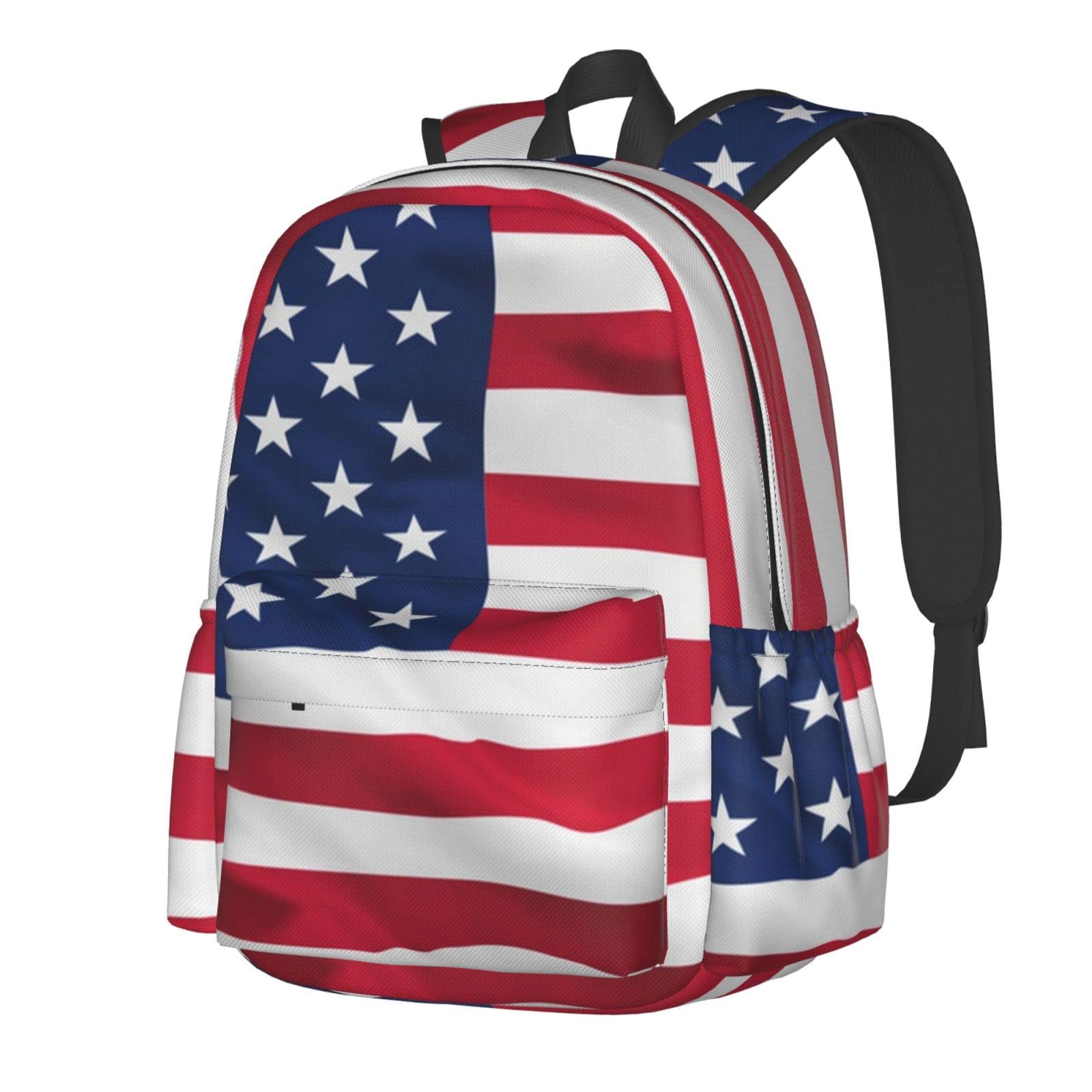American Flag Backpack for Men & Women - Stylish Laptop Bag for College, Work & Travel
