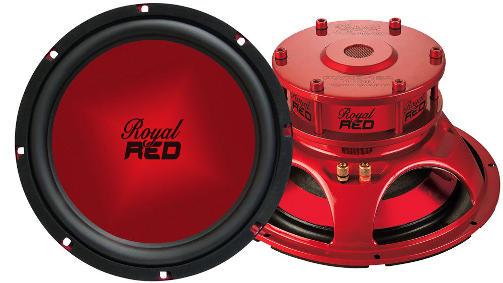 Royal Red 10-Inch Woofer Speaker - High Power Bass Subwoofer for Car Audio & Home Theater Systems | Perfect for Music Lovers & Audiophiles