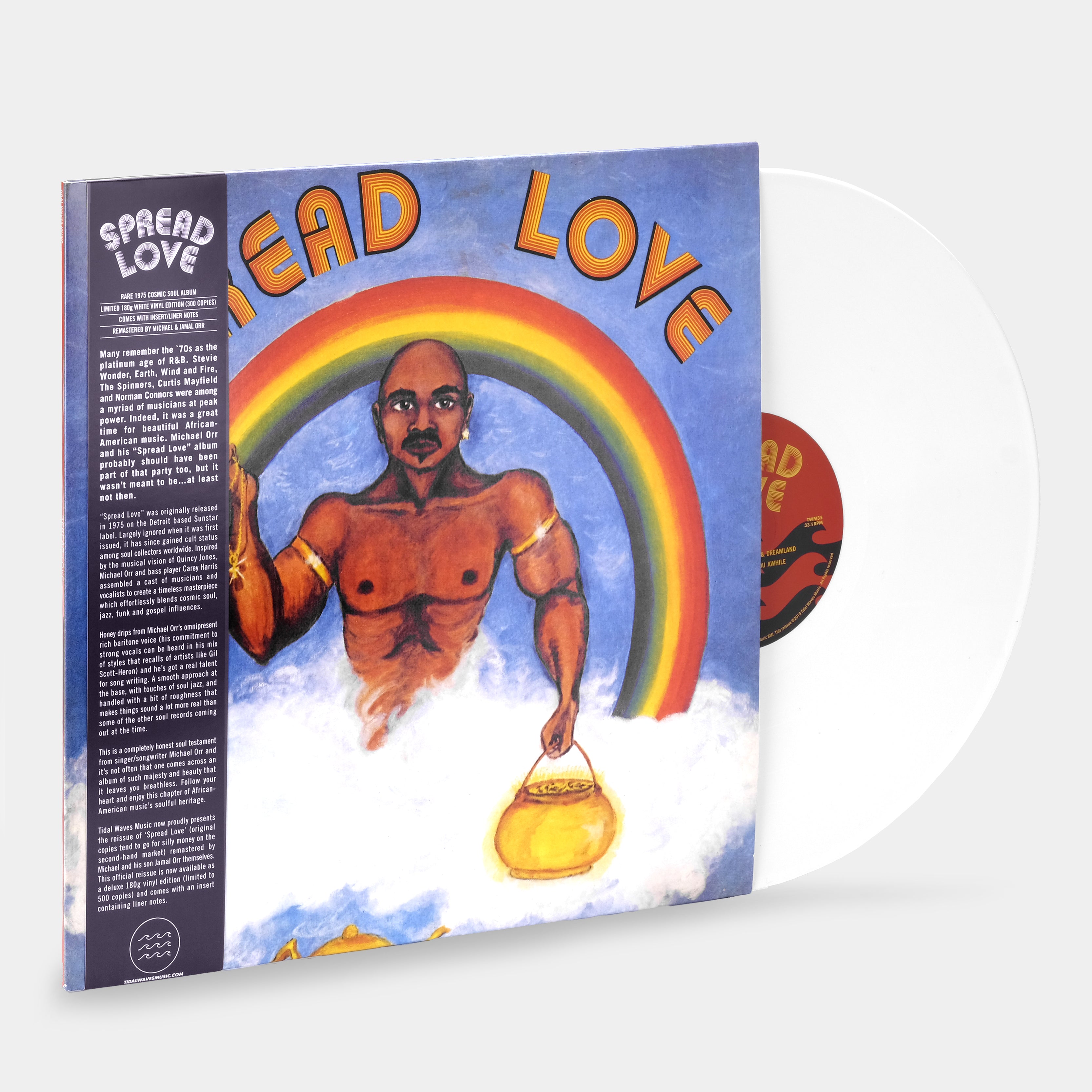 Carey Harris & Michael Orr - Spread Love LP (Limited Edition White Vinyl Record) - Perfect for Collectors & Vinyl Enthusiasts, Great Gift for Music Lovers