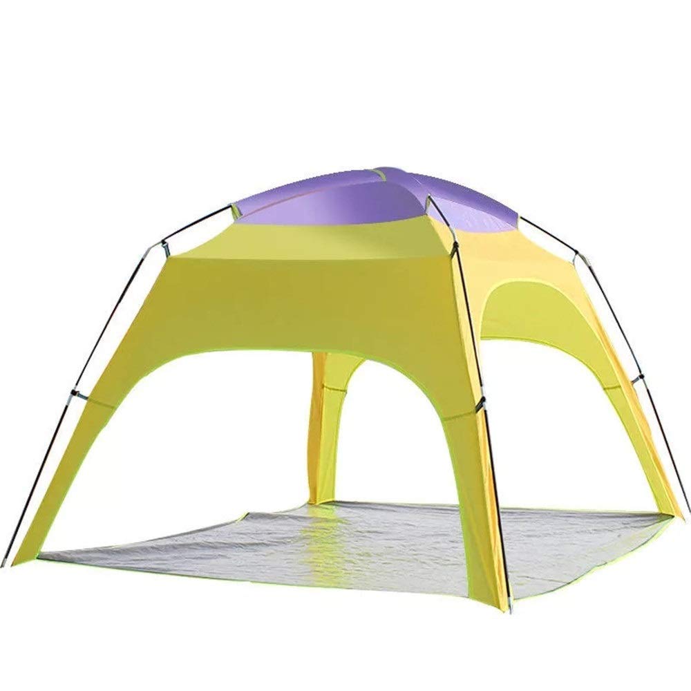 **Automatic Pop-Up Beach Tent for 3-4 People – Waterproof & UV Protection with Oxford + PU Floor Mat – Perfect for Camping, Picnics, and Outdoor Family Trips**
