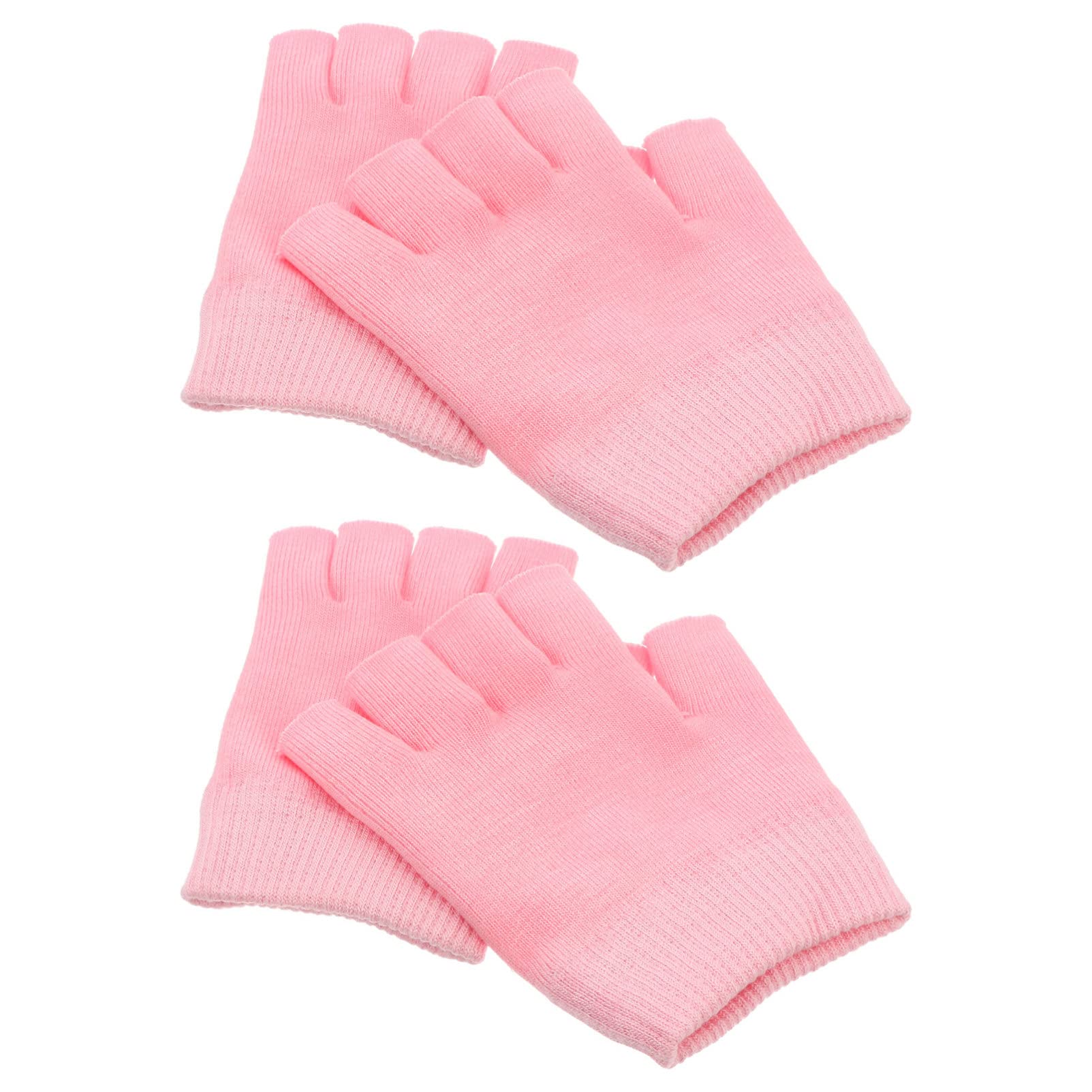 FRCOLOR 2 Pairs Soft Sleeping Gloves - Overnight Moisturizing Gel Gloves for Dry Hands, Spa Treatment & Night Care - Perfect for Winter Hydration & Cracked Skin Relief
