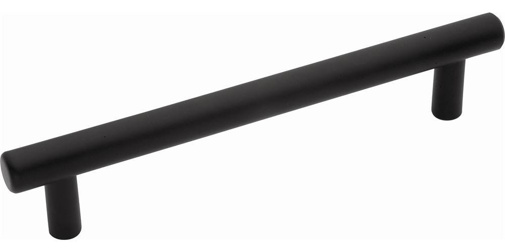 Metropolis Pull in Matte Black - Set of 10 Cabinet Handles with Pearl Nickel Finish | Modern Kitchen & Bathroom Hardware for Drawers and Cabinets