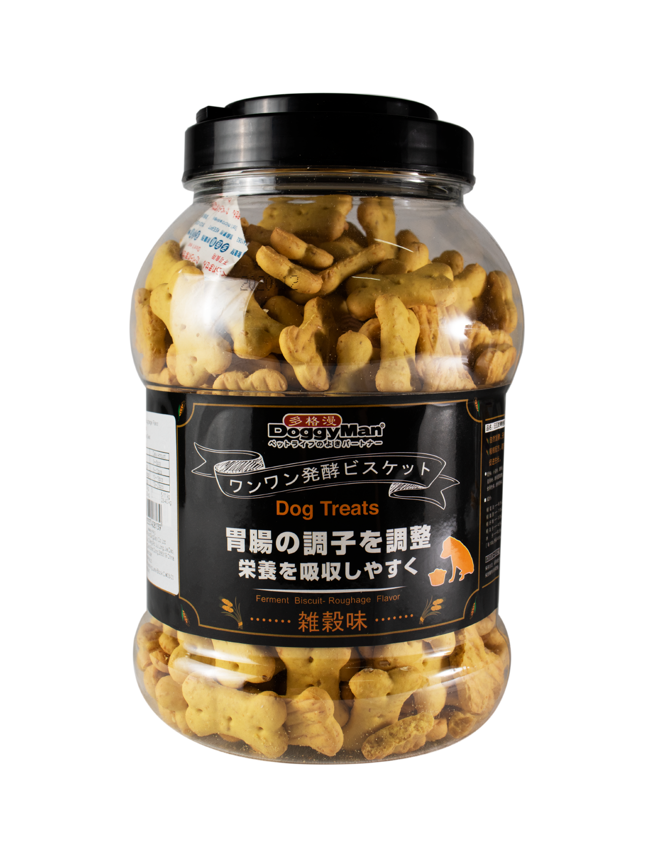 Premium DoggyMan Fermented Biscuit Roughage Dog Treats 680g - High Fiber Digestive Aid for Dogs, Healthy Snack for Training & Dental Care