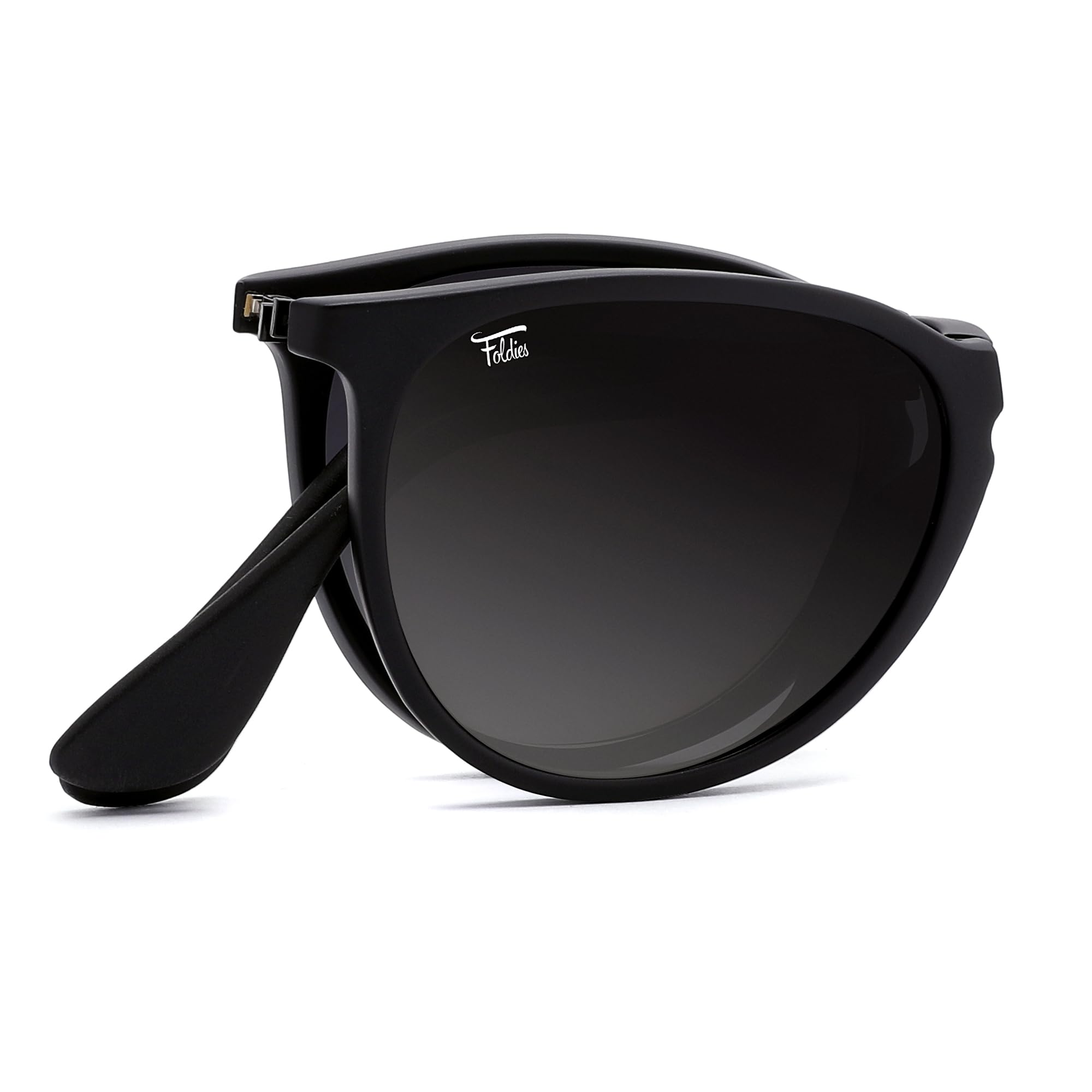Milano Polarized Folding Sunglasses for Men & Women - UV400 Protection Blocks UVA/UVB Rays - Includes Leather Case - Perfect for Travel, Driving & Outdoor Activities