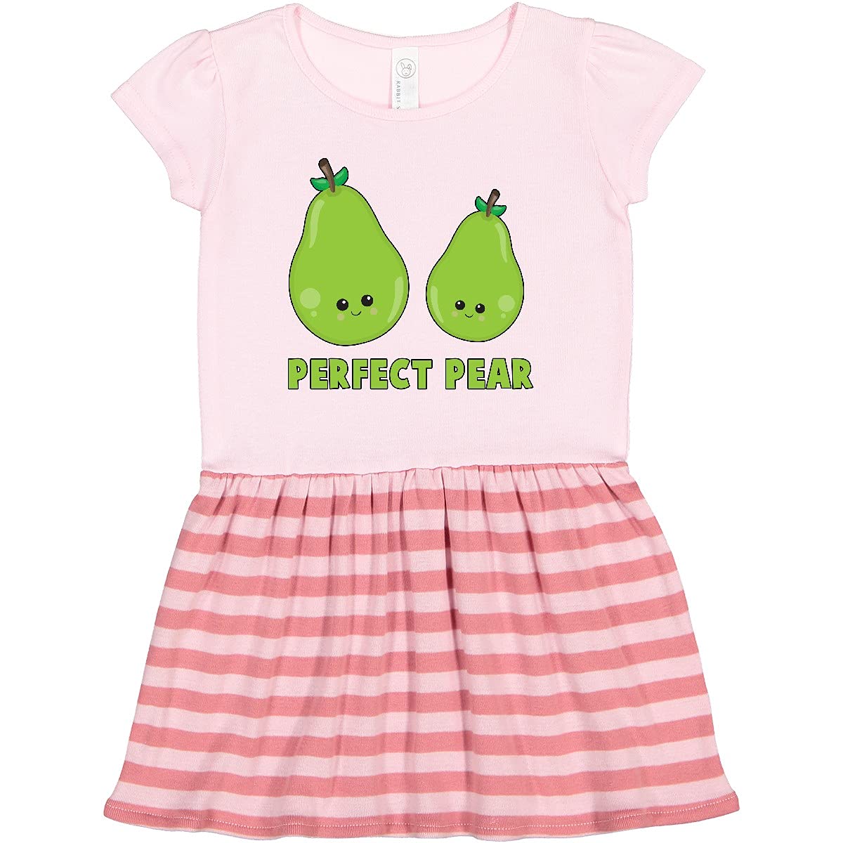 Inktastic Perfect Pear Outfit - Funny Fruit Pair Matching Couple & Toddler Dress for Family Photos, Baby Shower, and Themed Parties
