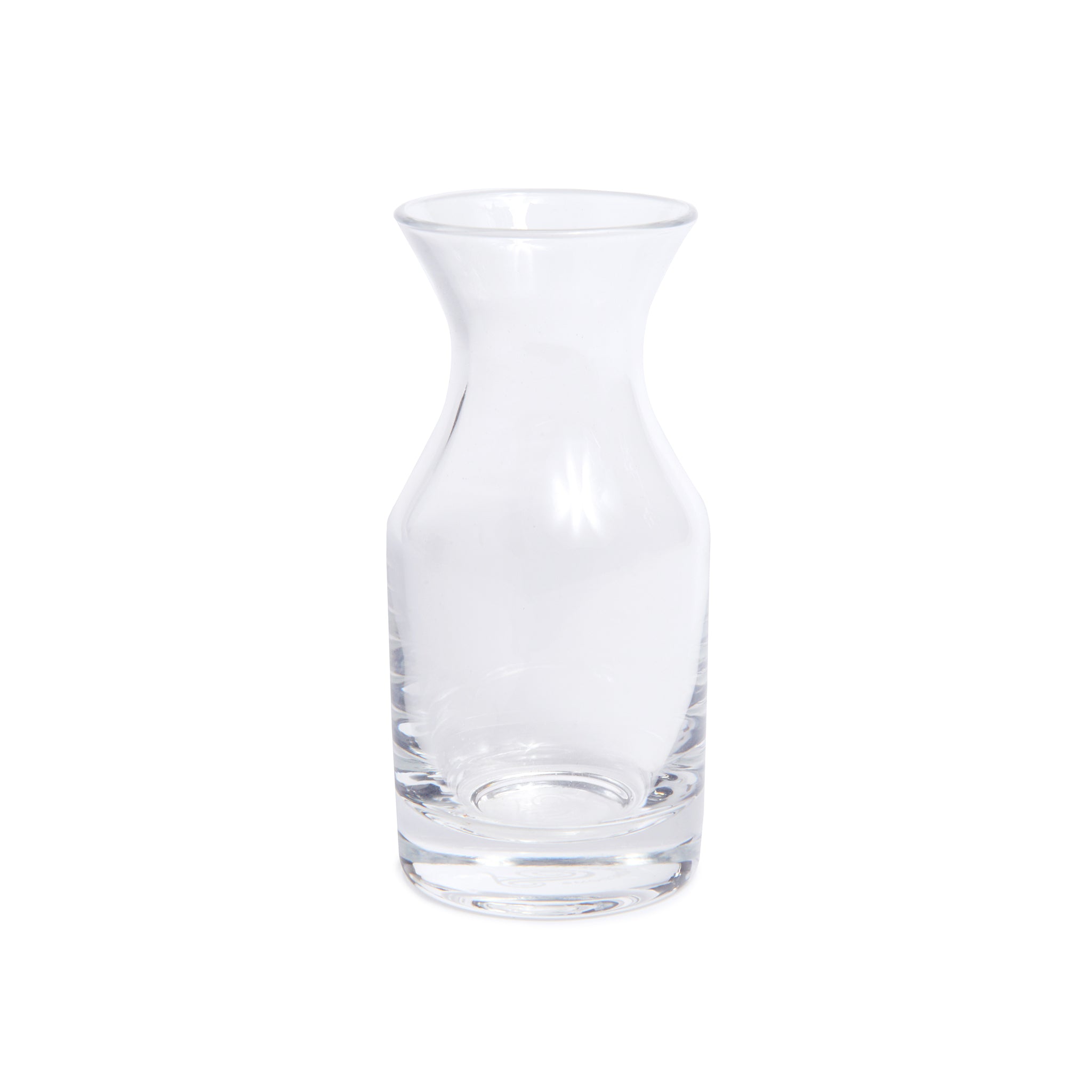 SAUNDERS DIVIDEND CARAFE - Hand Blown Glass Carafe 4oz (118ml) - Perfect for Wine, Water & Juice Serving - Elegant Glass Pitcher for Home & Restaurant Use