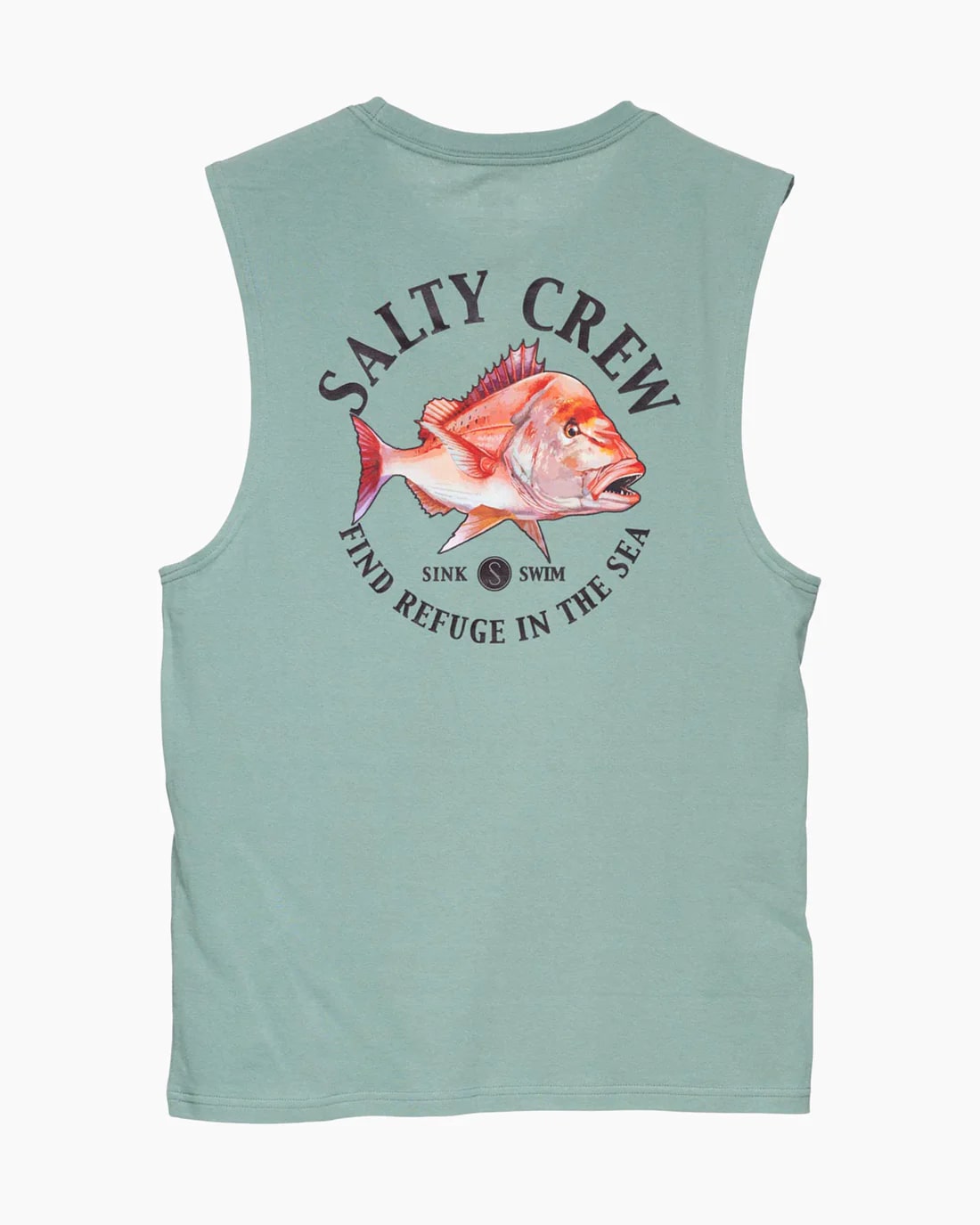 Salty Crew Snap Attack Muscle Tee - Men's Quick-Dry Performance Shirt for Surfing, Gym & Outdoor Activities