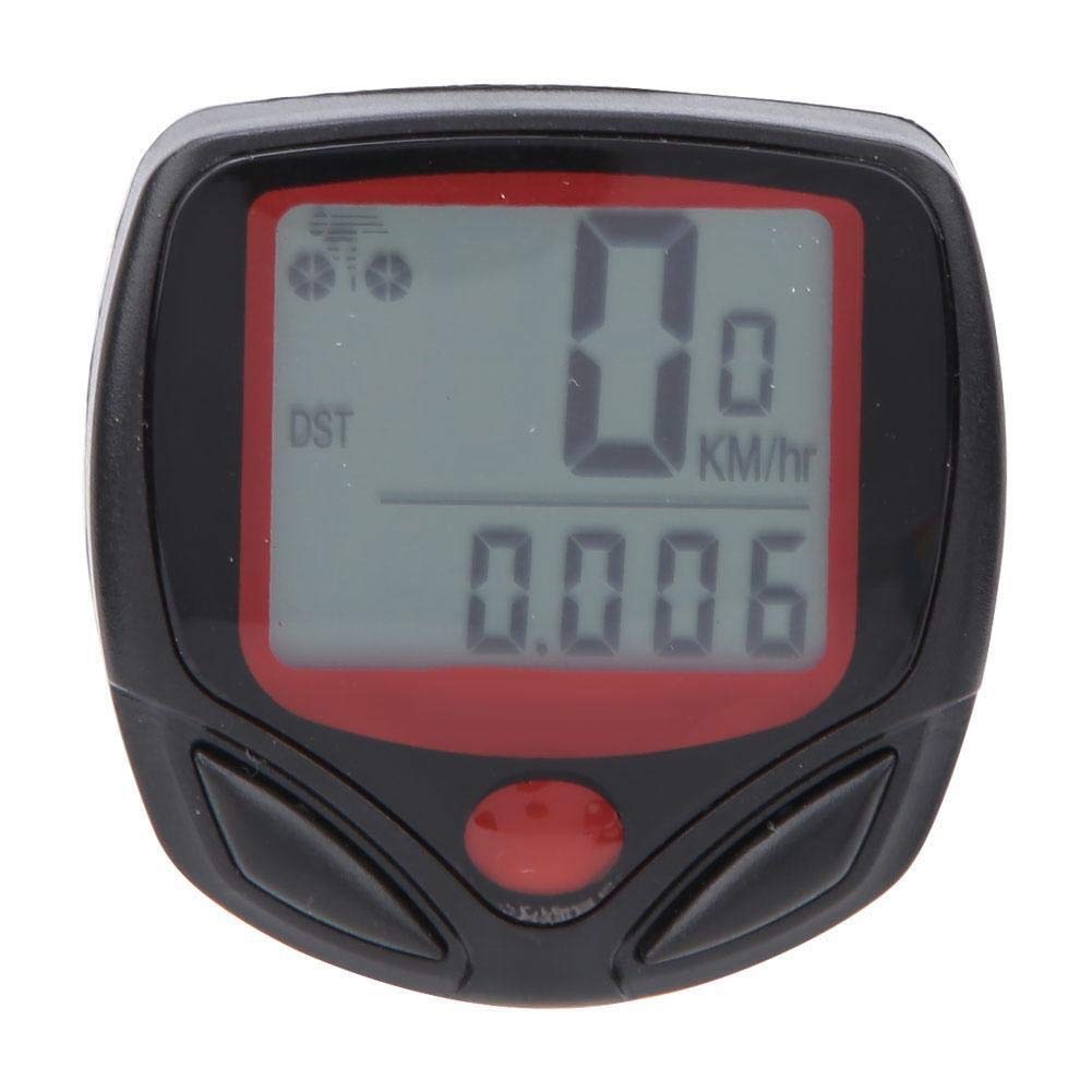 Enrilior Bike Speedometer - Wired Bicycle Odometer with Luminous Display, Waterproof & Handlebar Mount - Perfect for Cycling, Commuting & Outdoor Adventures
