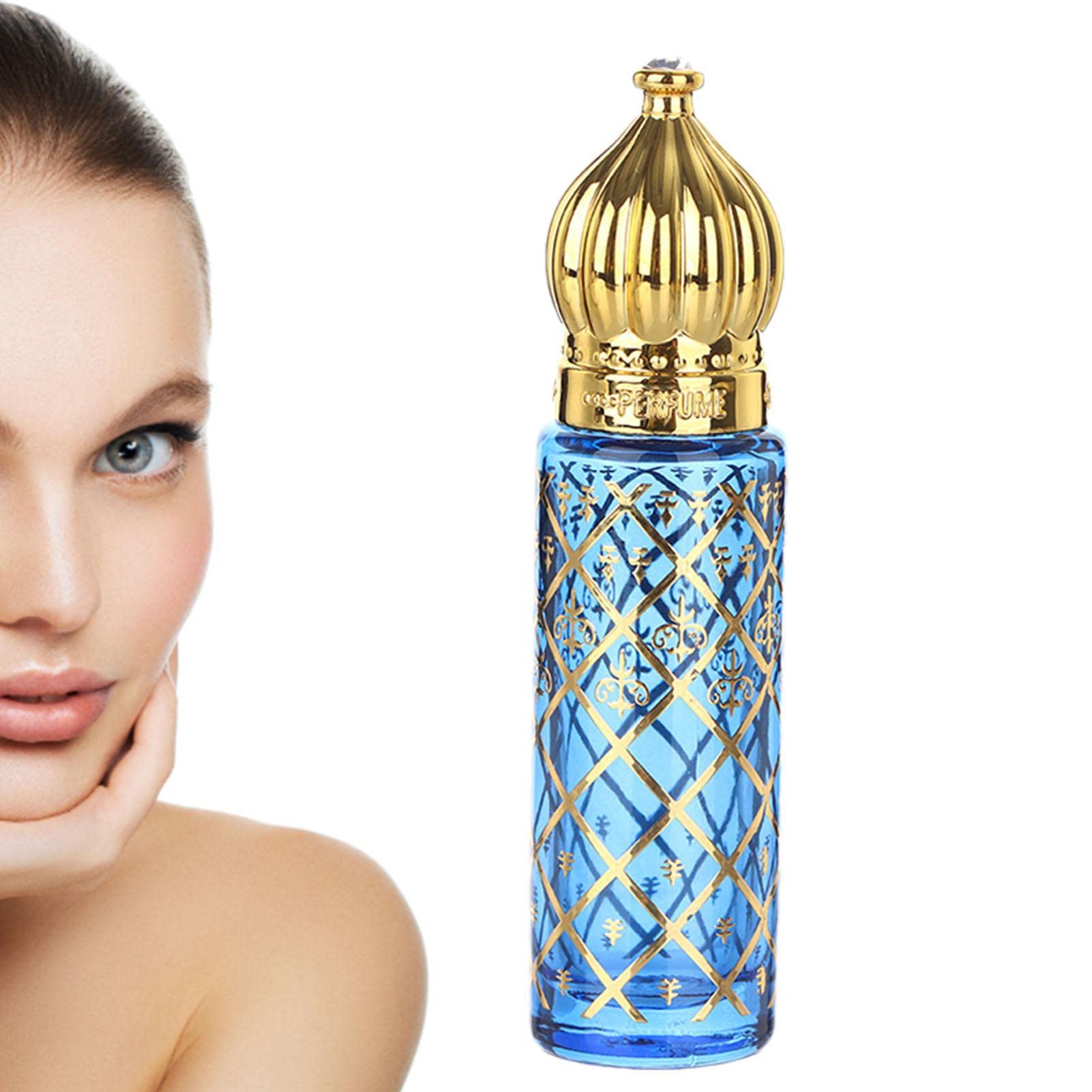 Dirfuny 8ml Glass Roller Bottles for Perfume & Essential Oils - Vintage Style Bronzed Fragrance Roll-On Bottles | Perfect for DIY Perfume Making, Aromatherapy, Travel & Gift Giving