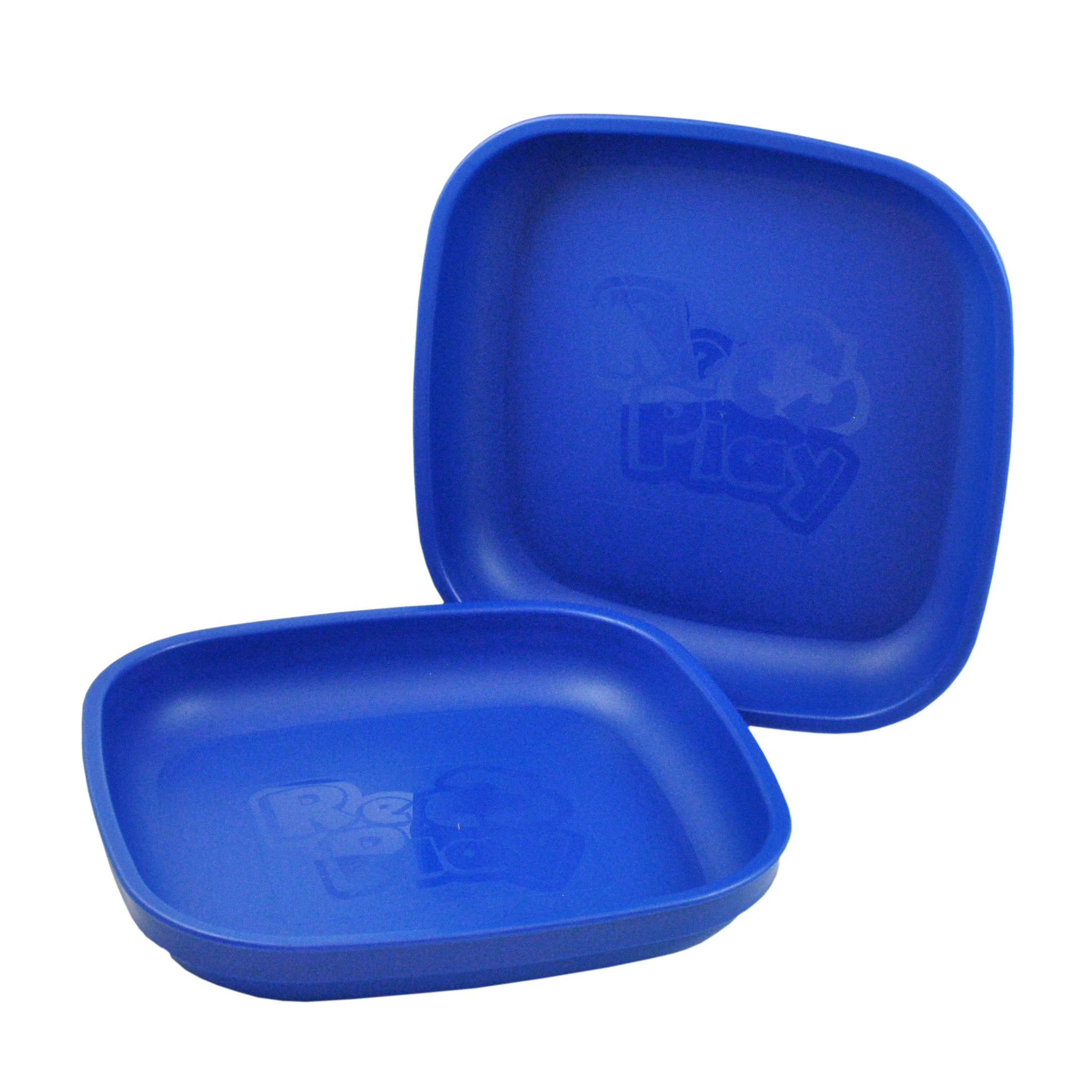 Re Play Flat Plate - Navy Blue Melamine Dinnerware Set | Durable & Lightweight Plates for Everyday Use, Picnics, Camping & Outdoor Dining