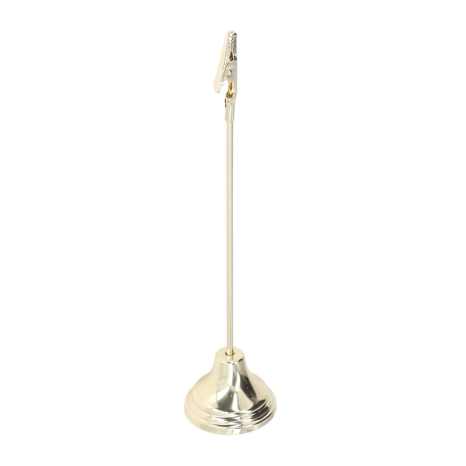 Gold Table Number Holder & Name Card Clips - Sturdy Durable with Non-Slip Base for Wedding, Office, Home, Party & Event Decorations - Perfect for Table Settings, Place Cards, and Seating Arrangements