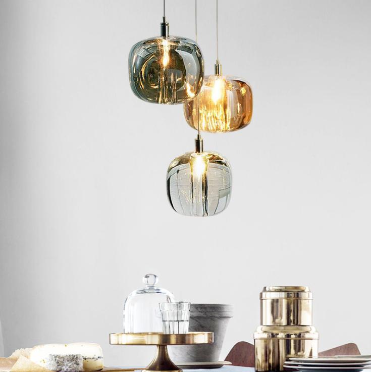 Modern LED Lava Pendant Light - Dimmable Hanging Fixture for Living Room, Bedroom, or Dining Area Decoration