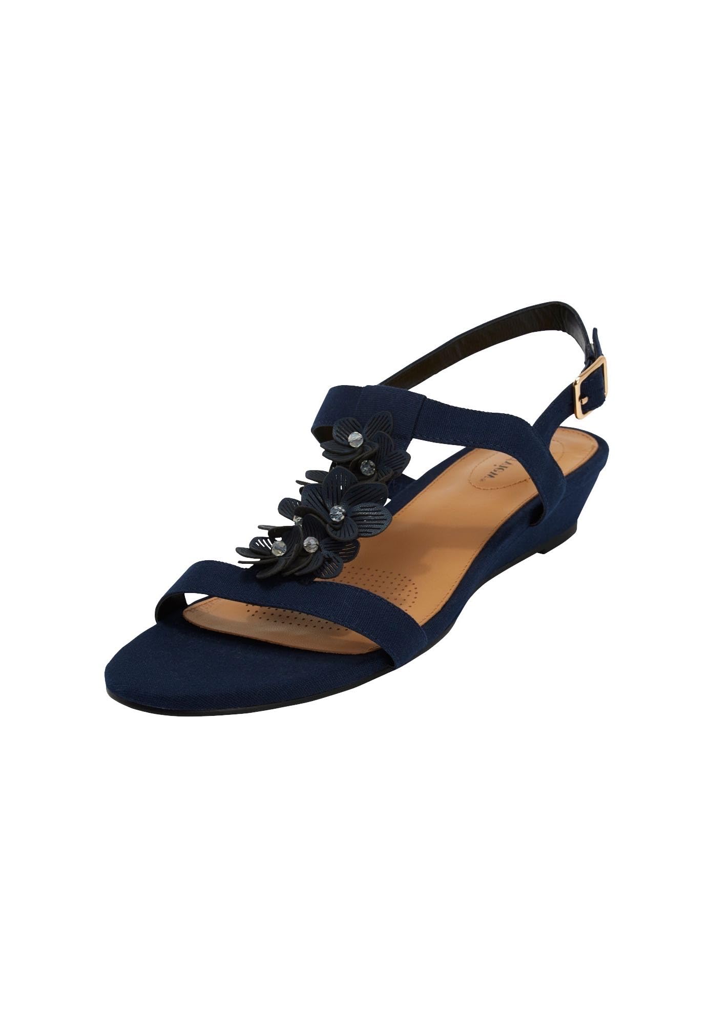 Comfortview Women's Wide Width The Carina Slingback - Comfortable & Stylish Low Heel Shoes for Work, Office & Dressy Occasions