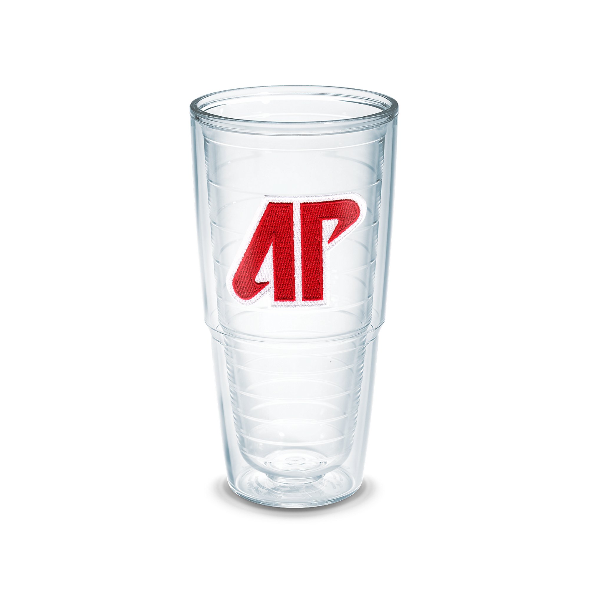 Tervis Austin Peay State University 24 oz Clear Insulated Tumbler with Emblem - Individually Boxed, BPA-Free, Leak-Proof - Perfect for College Students, Alumni Gifts, and Game Day Drinks