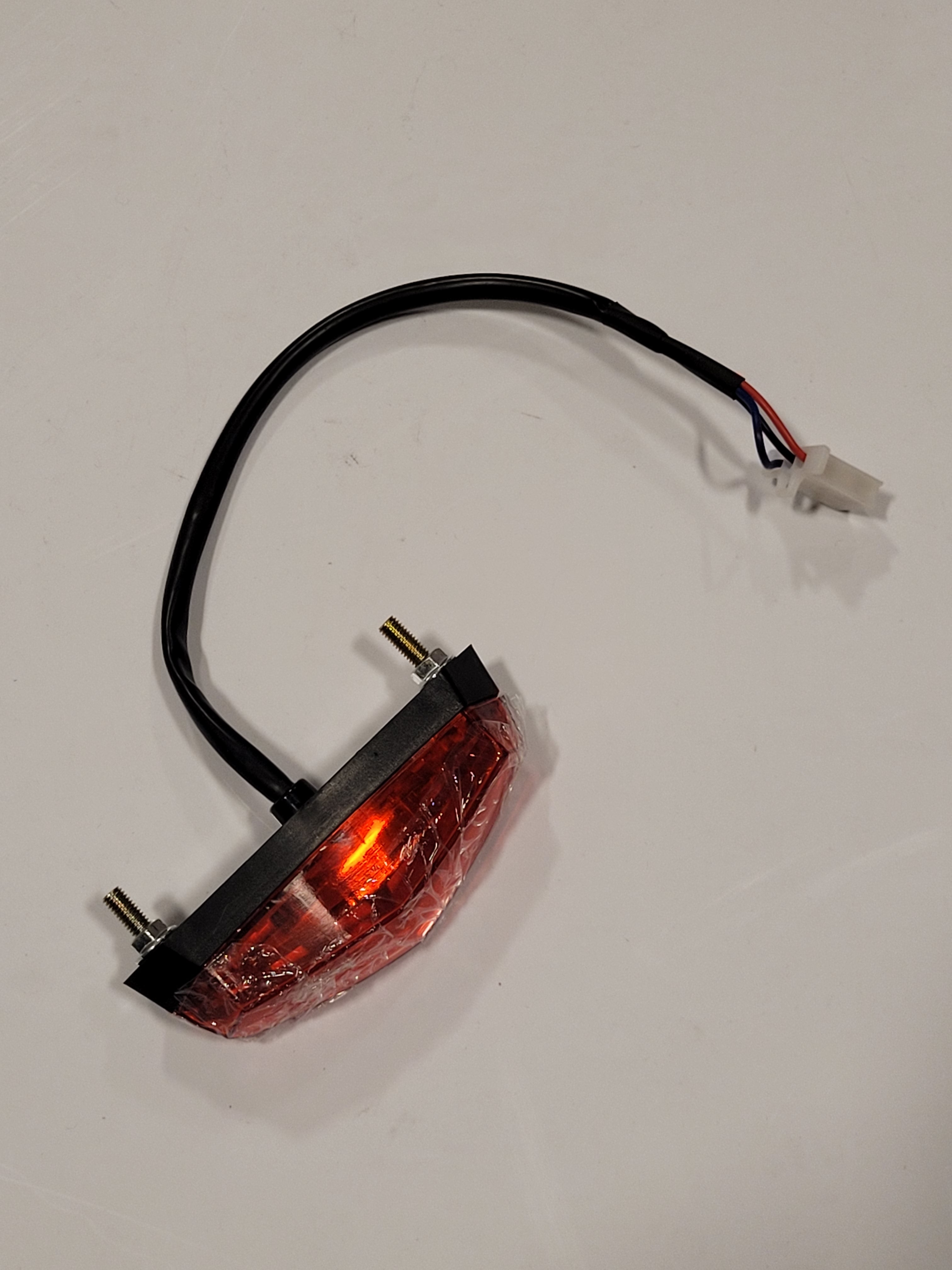 Manteray X LED Rear Taillight - High Visibility Motorcycle Brake Light with Sequential Turn Signals - Perfect for Night Riding & Safety Enhancement