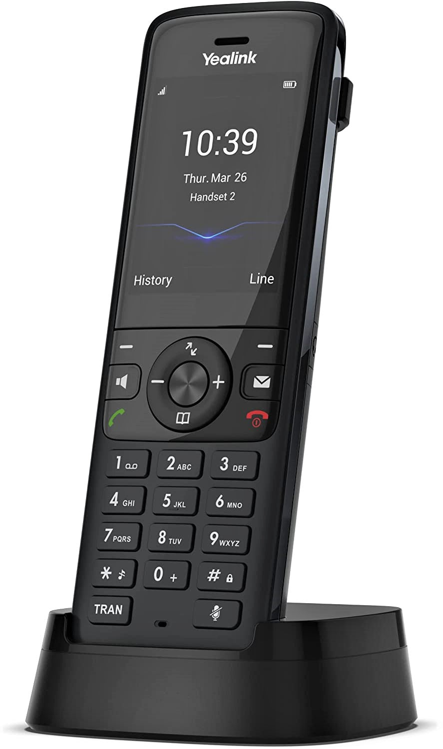 Yealink W78H DECT Wireless Handset for Office & Home - Cordless Phone with HD Voice, Long Battery Life - Perfect for Business Calls, Remote Work & Home Office Use