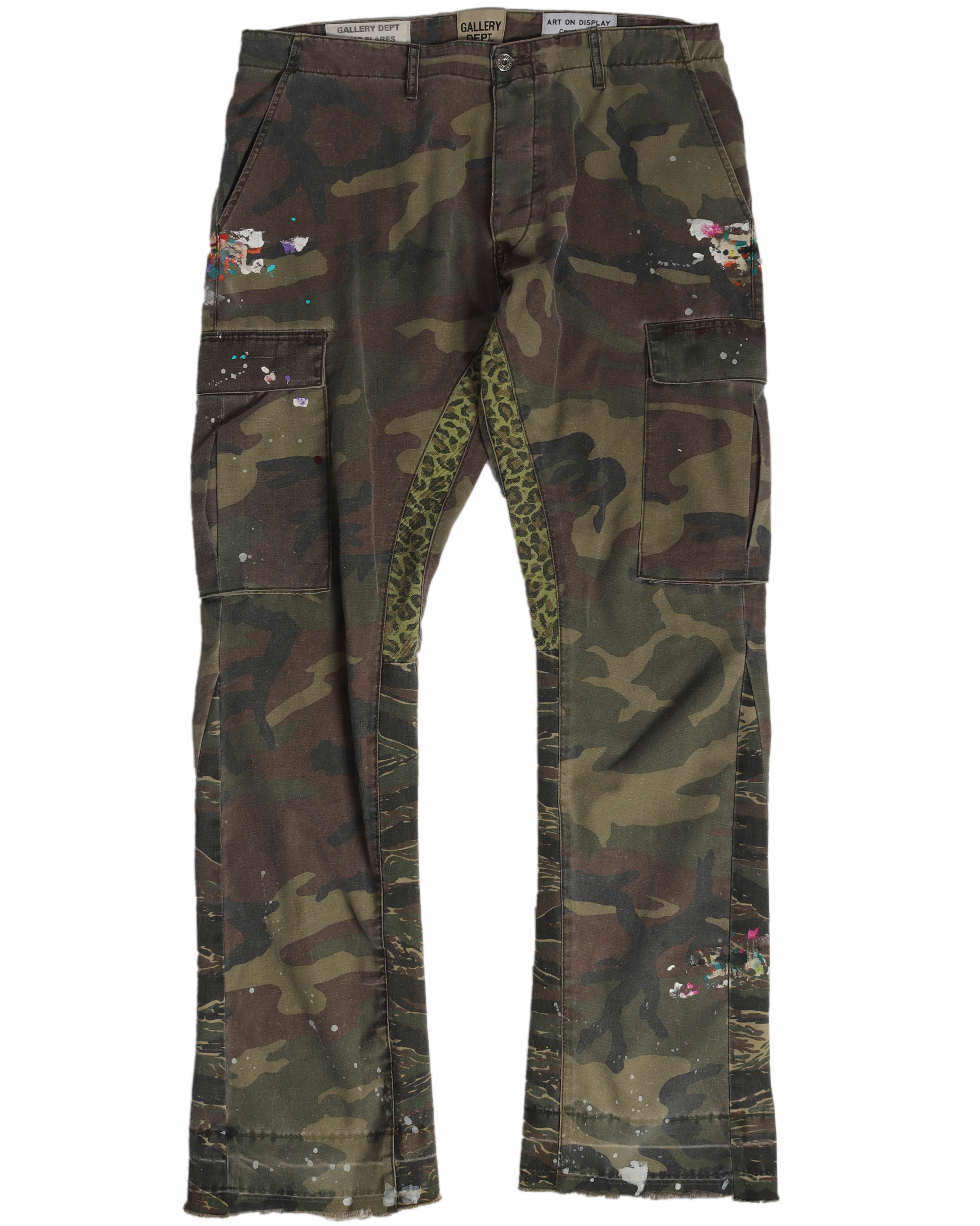 LA FLARE Camouflage Cargo Pants for Men - Tactical Military Work Pants with Multiple Pockets, Durable & Comfortable - Perfect for Outdoor, Hiking, Camping & Workwear