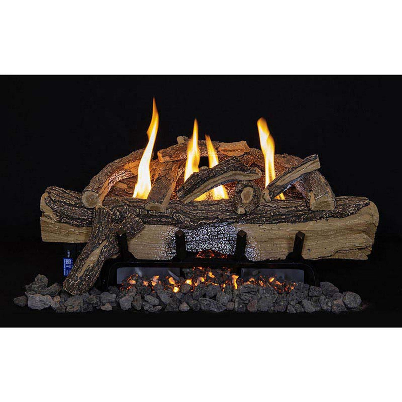 30-Piece Split Oak Vent-Free Gas Log Set - VFSO30 - Perfect for Fireplaces, Indoor Heating & Cozy Home Ambiance