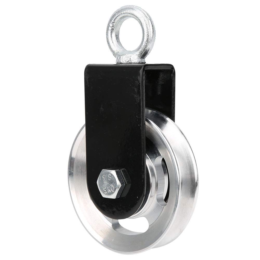 VGEBY Heavy Duty Gym Pulley System - Silent Wire Rope & Fixed Wheel Combo for Home Fitness Training - Perfect for Strength Workouts, CrossFit, and Functional Training