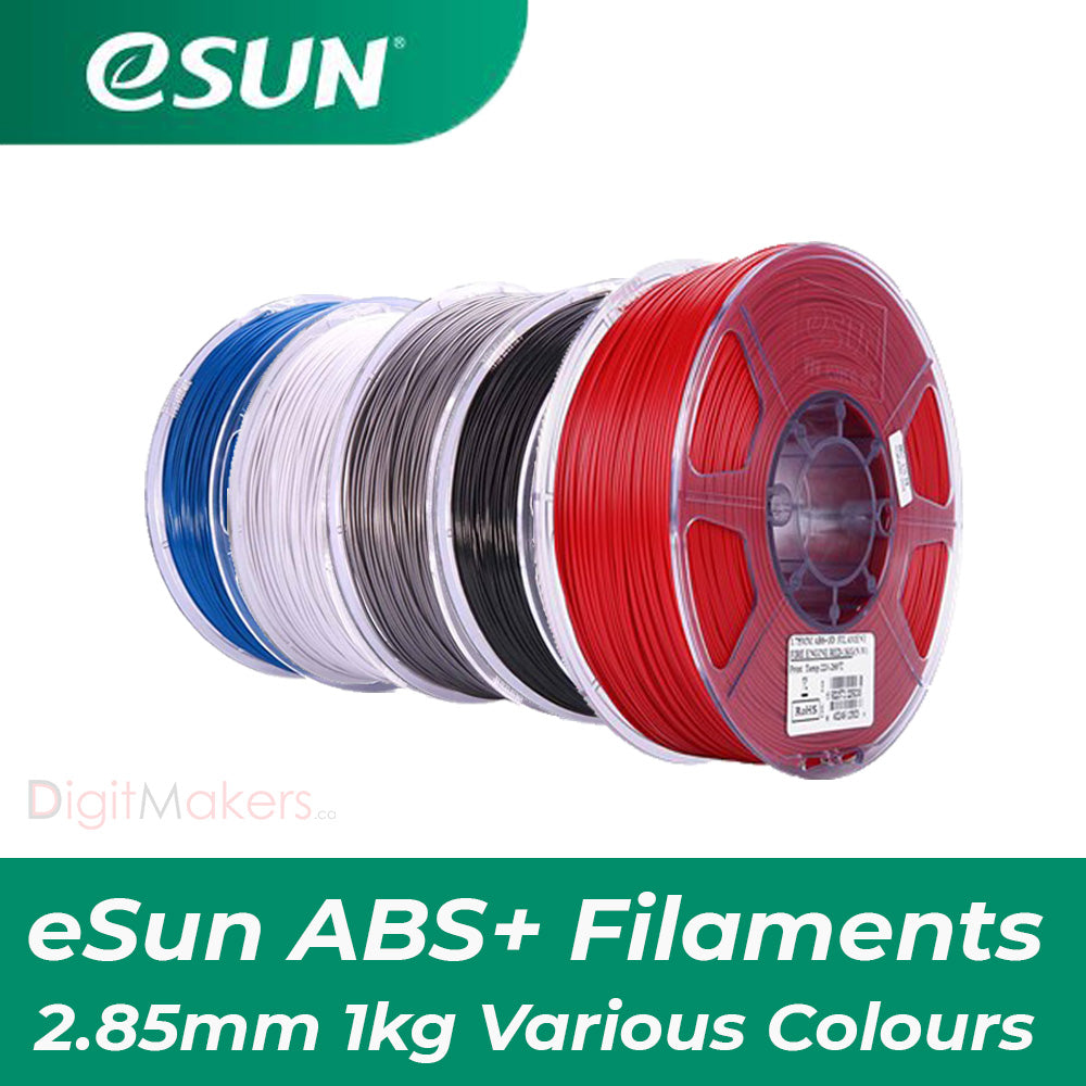 eSUN ABS+ 3D Printer Filament 2.85mm 1kg Spool - High Strength, Durable, Multiple Color Options for 3D Printing Projects and DIY Creations