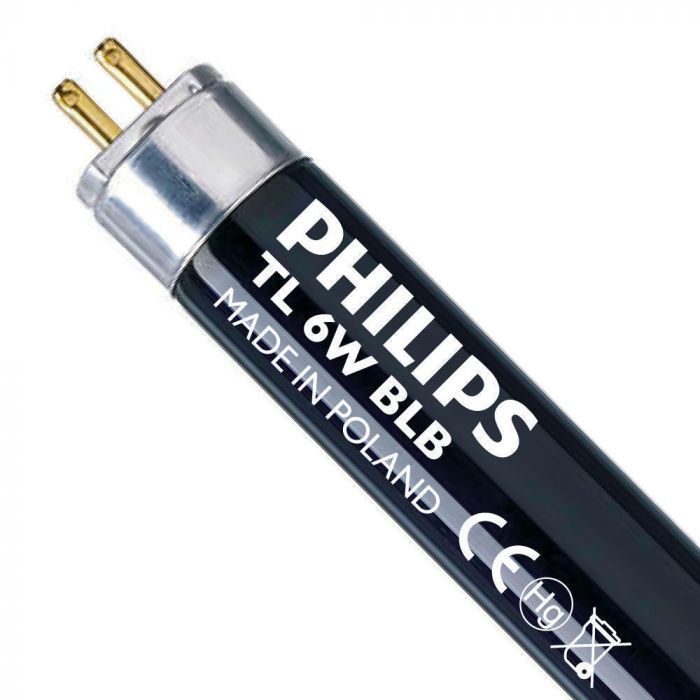 6W Wood UVA Actinic Bulb for Reptile Tanks & Aquariums - Perfect for Turtle Basking, Coral Growth, and UV Lighting Needs