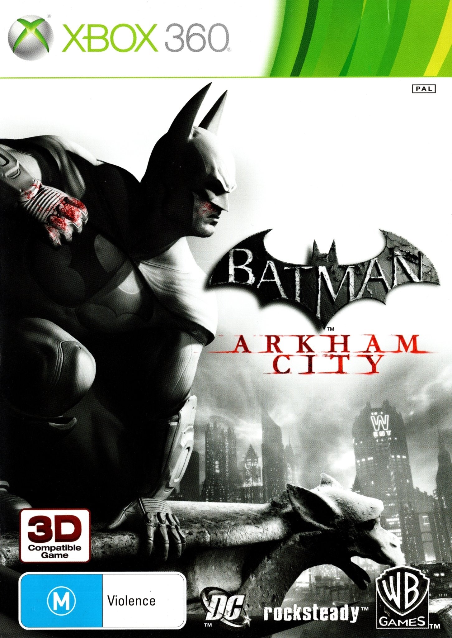 Batman: Arkham City Game for Xbox 360 - Action Adventure Video Game | Perfect for Batman Fans & Action Game Lovers | Play at Home or Gaming Parties