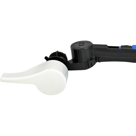 Fluidmaster 640 Perfect Fit Lever - Universal Toilet Flush Handle Replacement - White - Easy DIY Installation for Home & Bathroom Renovation