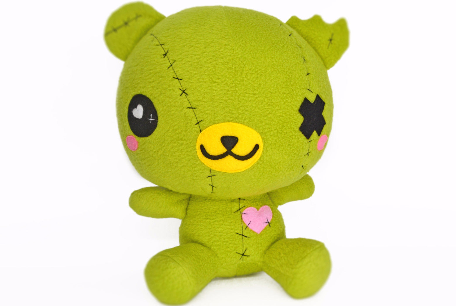 BIG ZomBear Plush Toy - Cute Kawaii Zombie Bear Stuffed Animal for Halloween Decor, Cosplay Prop & Gift for Horror Fans