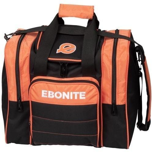 Ebonite Impact Plus Single Tote Bowling Bag - Orange Color for Men & Women | Perfect for League Play & Practice Sessions