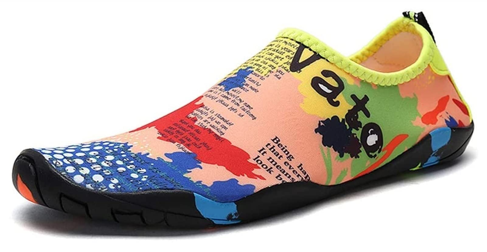 Men's & Women's Quick-Dry Water Shoes for Beach, Pool & Water Sports - Barefoot Aqua Socks with Multi-Color Options (EU 42) - Perfect for Swimming, Surfing, Kayaking and Beach Walking