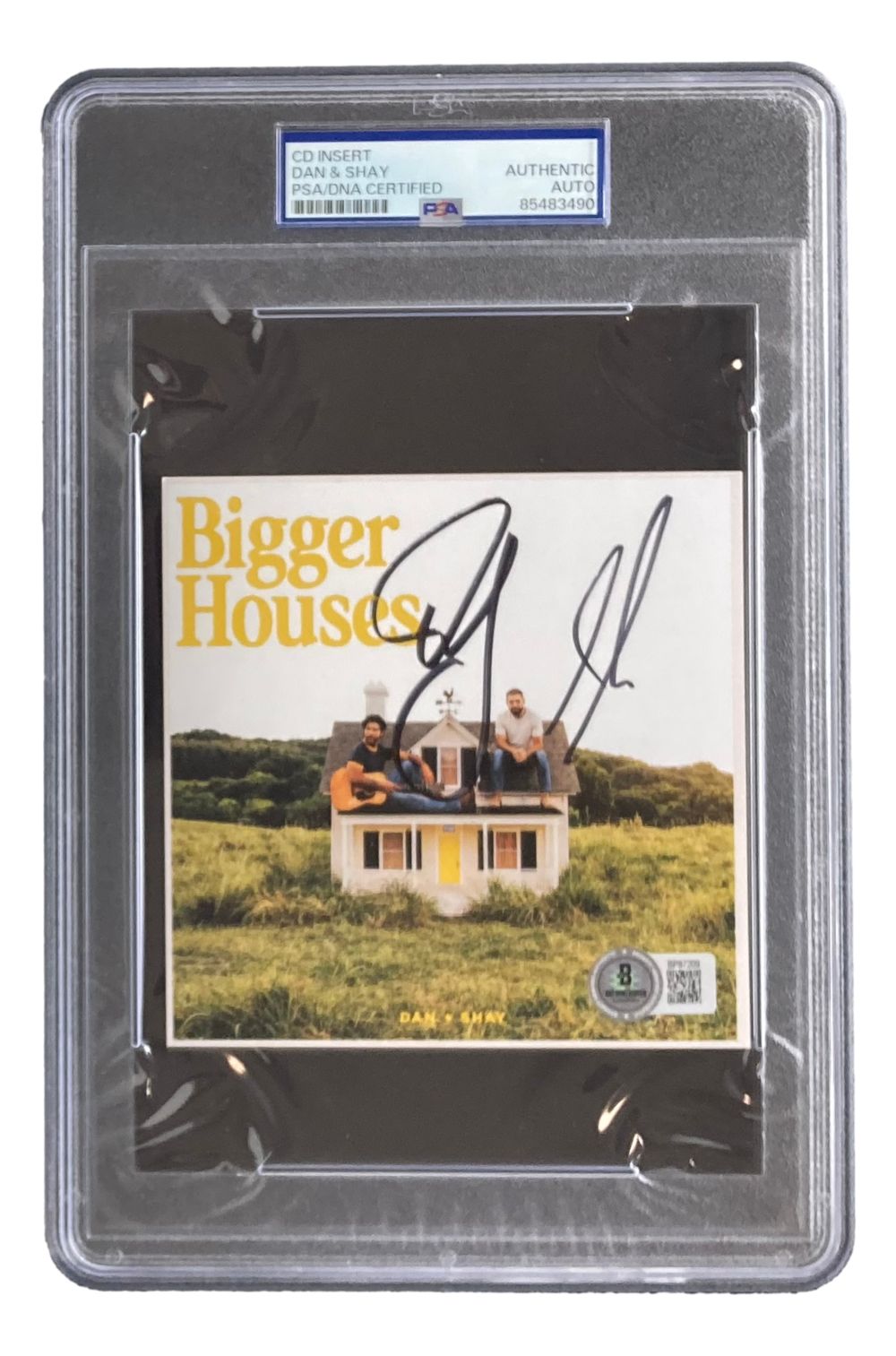 Dan & Shay Signed Autographed Bigger Houses CD Insert PSA Certified - Perfect for Music Collectors, Fans & Memorabilia Displays