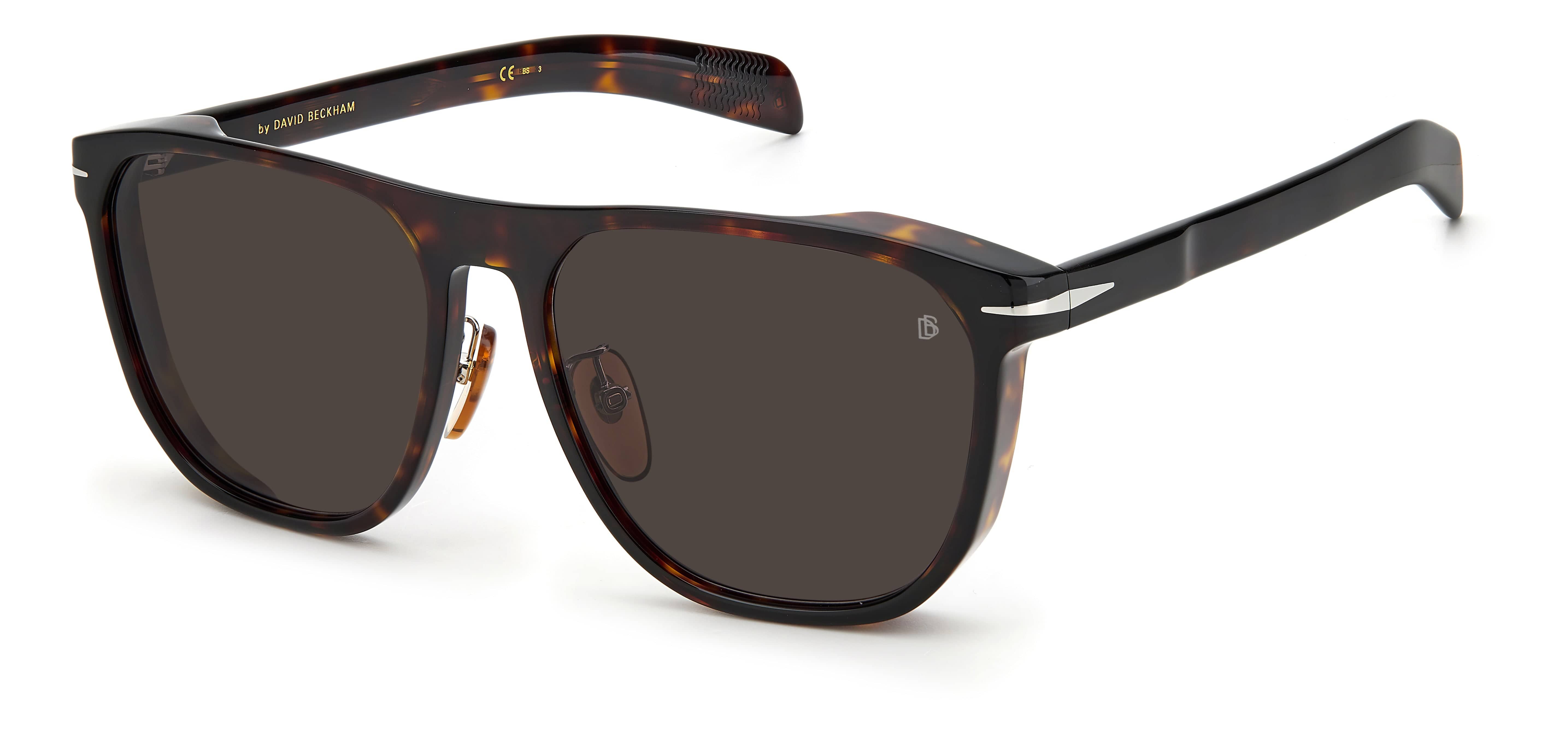 David Beckham DB 7064/F/S 86 6017 Polarized Sunglasses for Men - UV Protection, Fashion Aviator Style - Perfect for Driving, Beach & Outdoor Activities