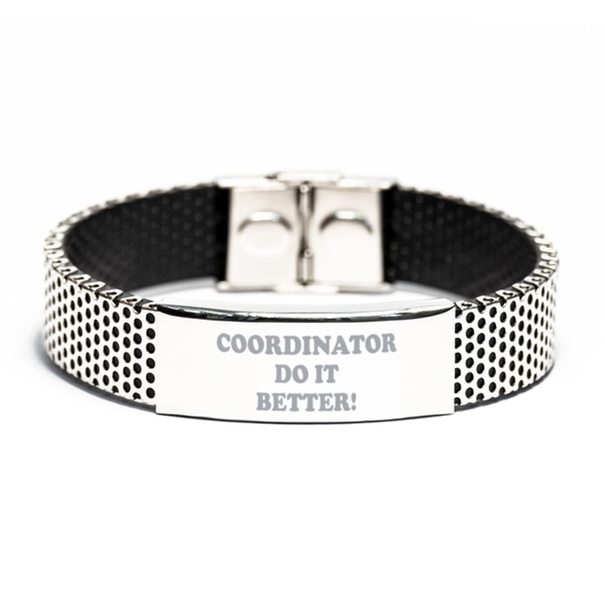 Stainless Steel Coordinator Bracelet - Unique Inspirational Gift for Daughter's Birthday, Funny Sarcastic Jewelry for Women | Perfect Motivational Present for Nurses, Teachers & Bosses
