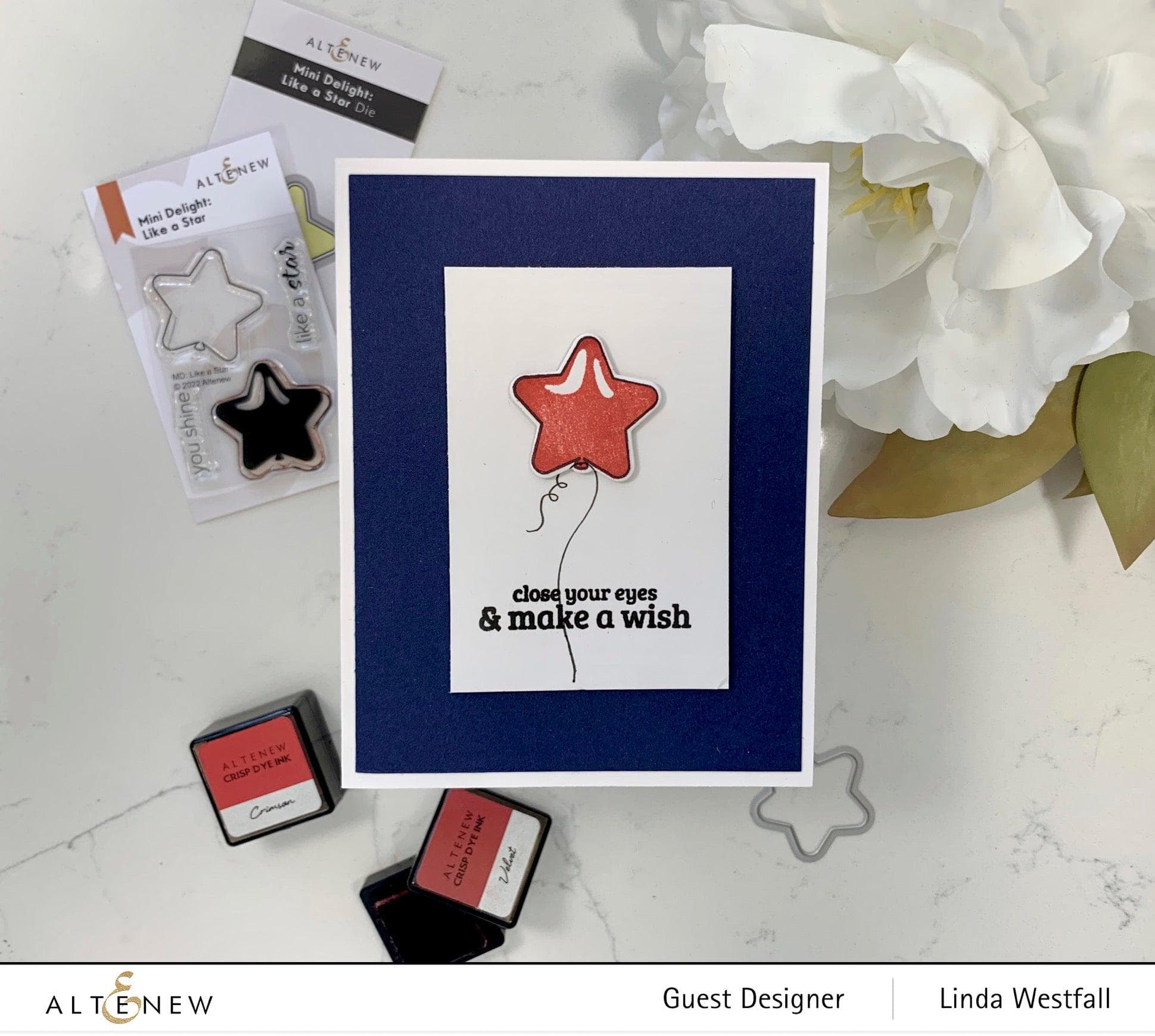 Mini Delight: Like a Star Stamp & Die Set for Card Making, Scrapbooking & DIY Crafts - Perfect for Greeting Cards, Invitations & Paper Projects