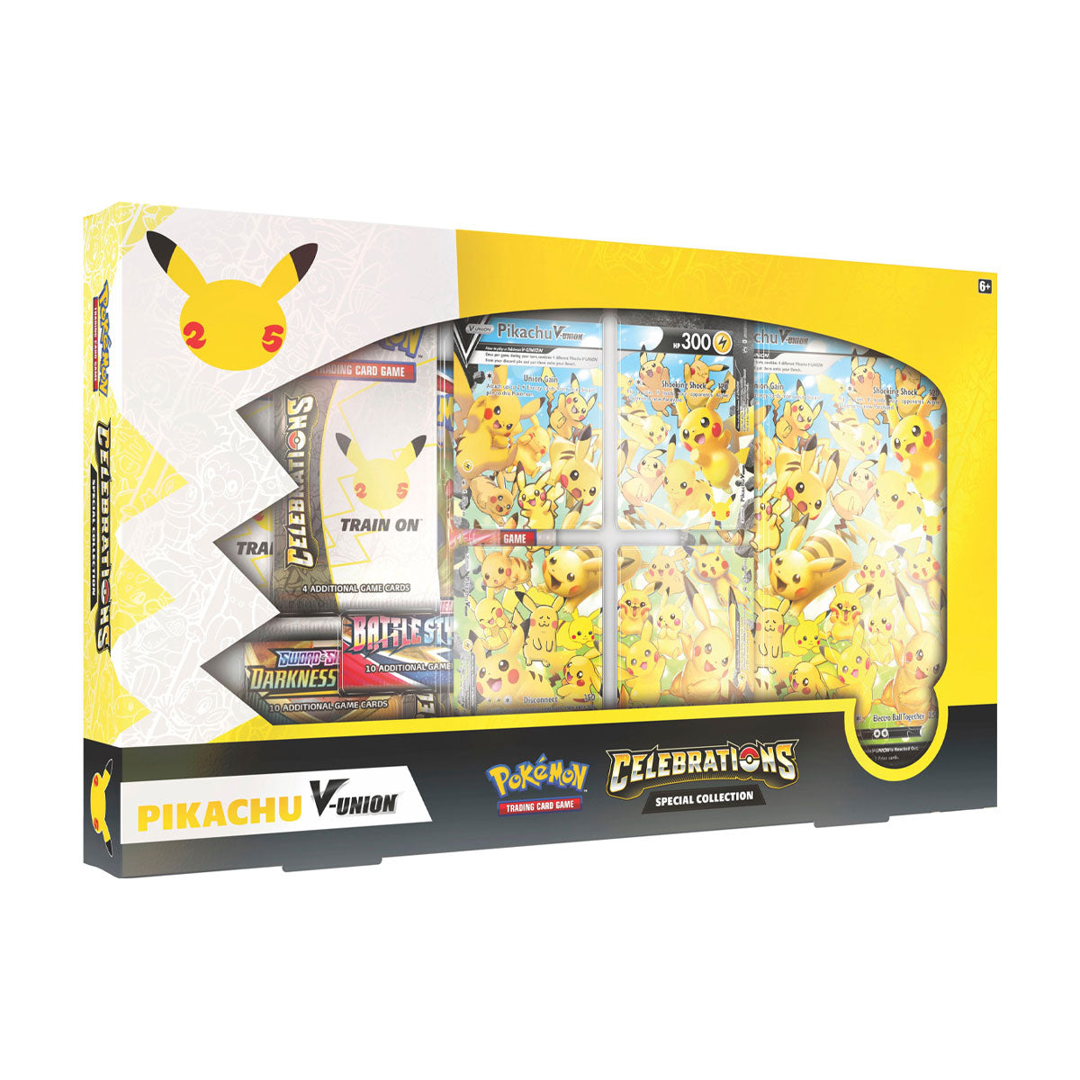 Pokémon Pikachu Celebrations V-Union Box - Rare Collectible Trading Cards for Pokémon Fans | Perfect for Collectors, Battles & Gifts