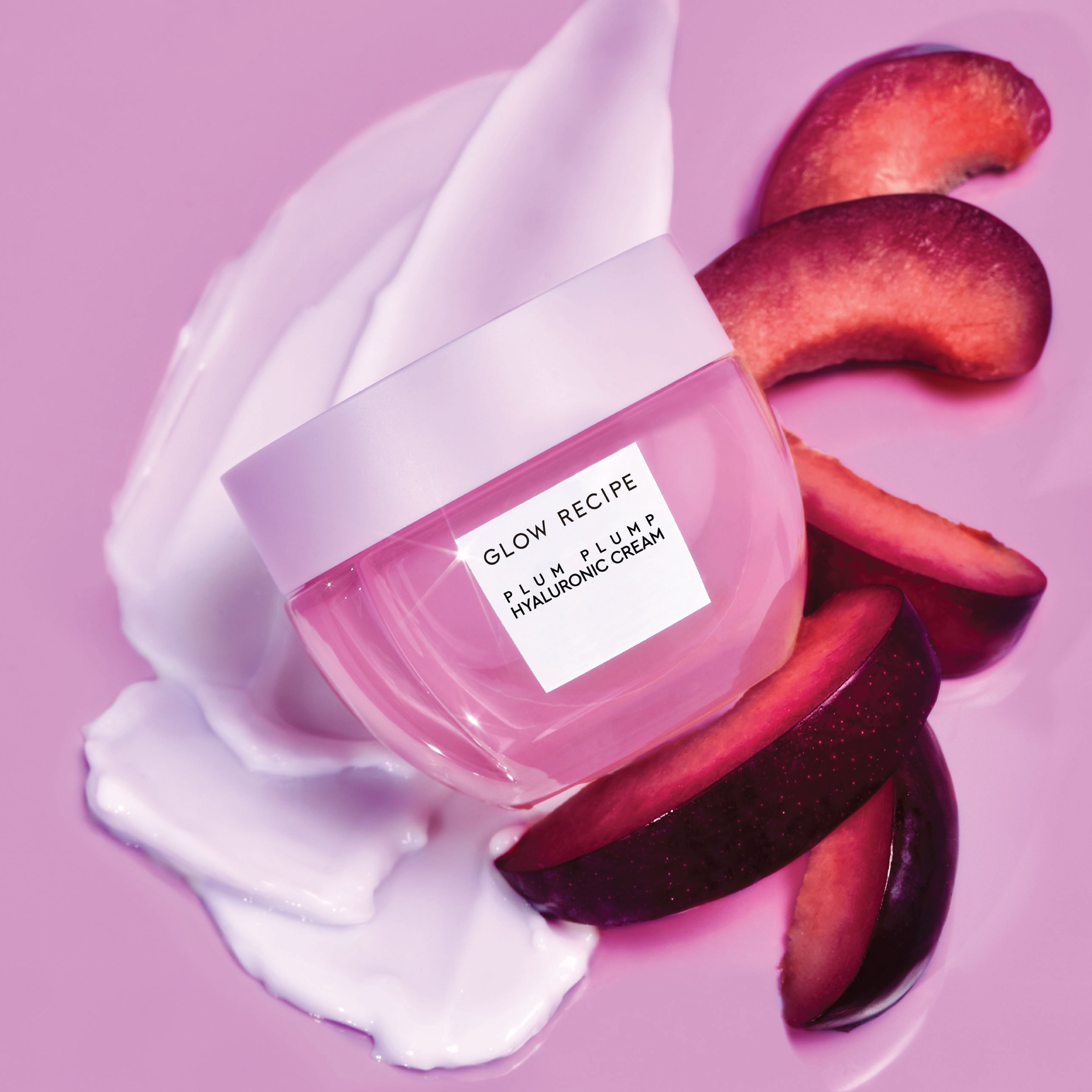 Plum Plump Hyaluronic Acid Moisturizing Cream for Face - Hydrating & Anti-Aging Skincare for Dry Skin - Day & Night Cream for Women & Men - Perfect for Daily Routine & Travel Skincare