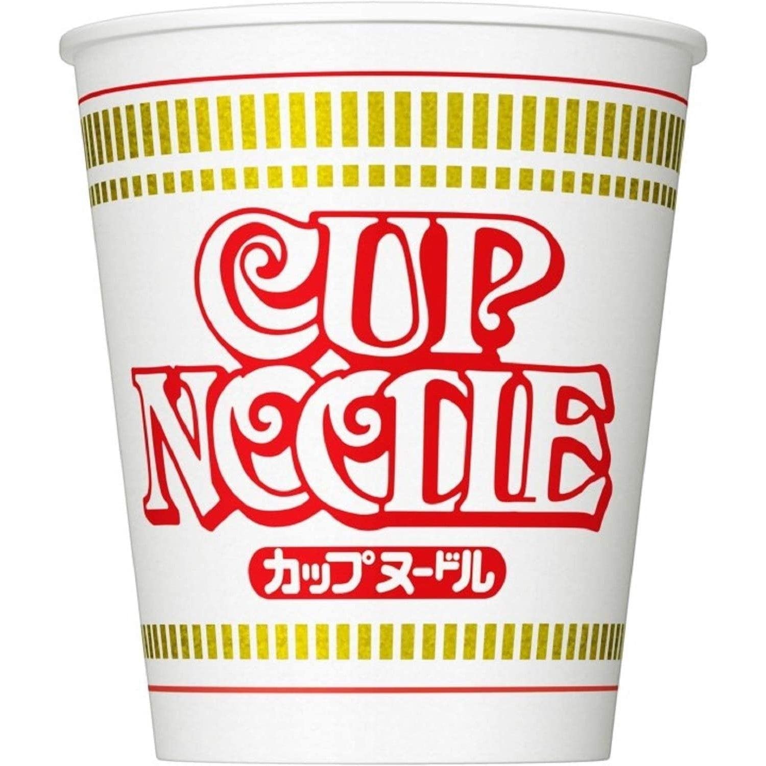 Nissin Instant Cup Noodles Soy Sauce Flavor (Pack of 6) - Quick & Easy Japanese Ramen for Office Lunch, College Dorm, or Emergency Food Supply