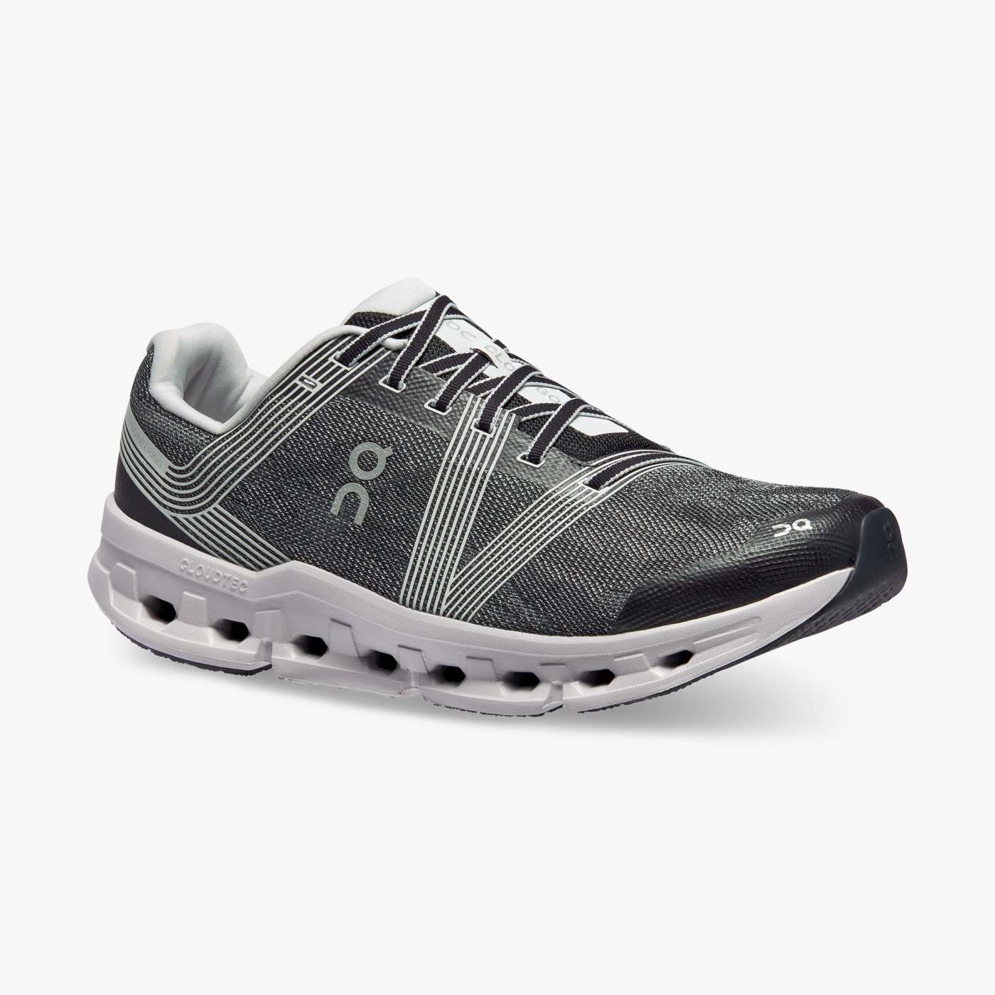 On Running Men's Cloudgo Running Shoes - Black / Glacier - Lightweight & Breathable for Jogging, Gym & Daily Wear