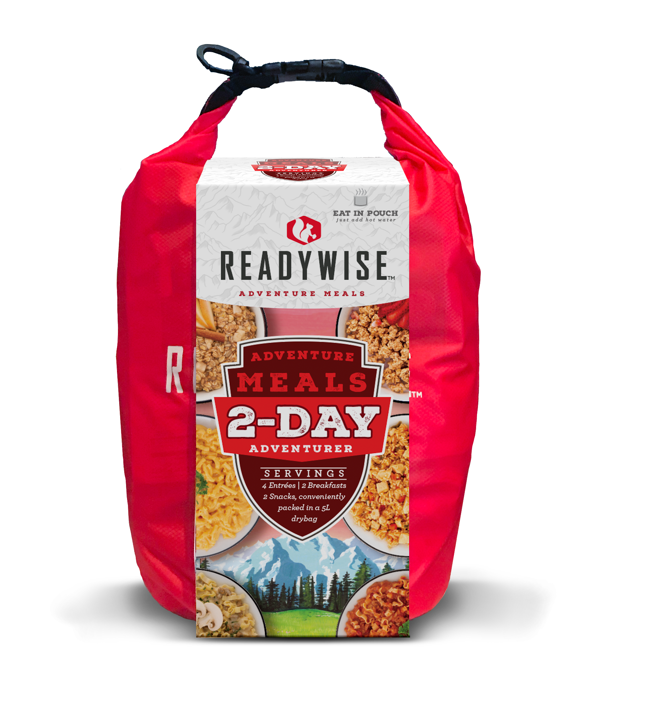 ReadyWise 2-Day Emergency Food Supply Kit with Dry Bag | Survival & Camping Meals for Outdoor Adventures, Hiking, and Emergency Preparedness