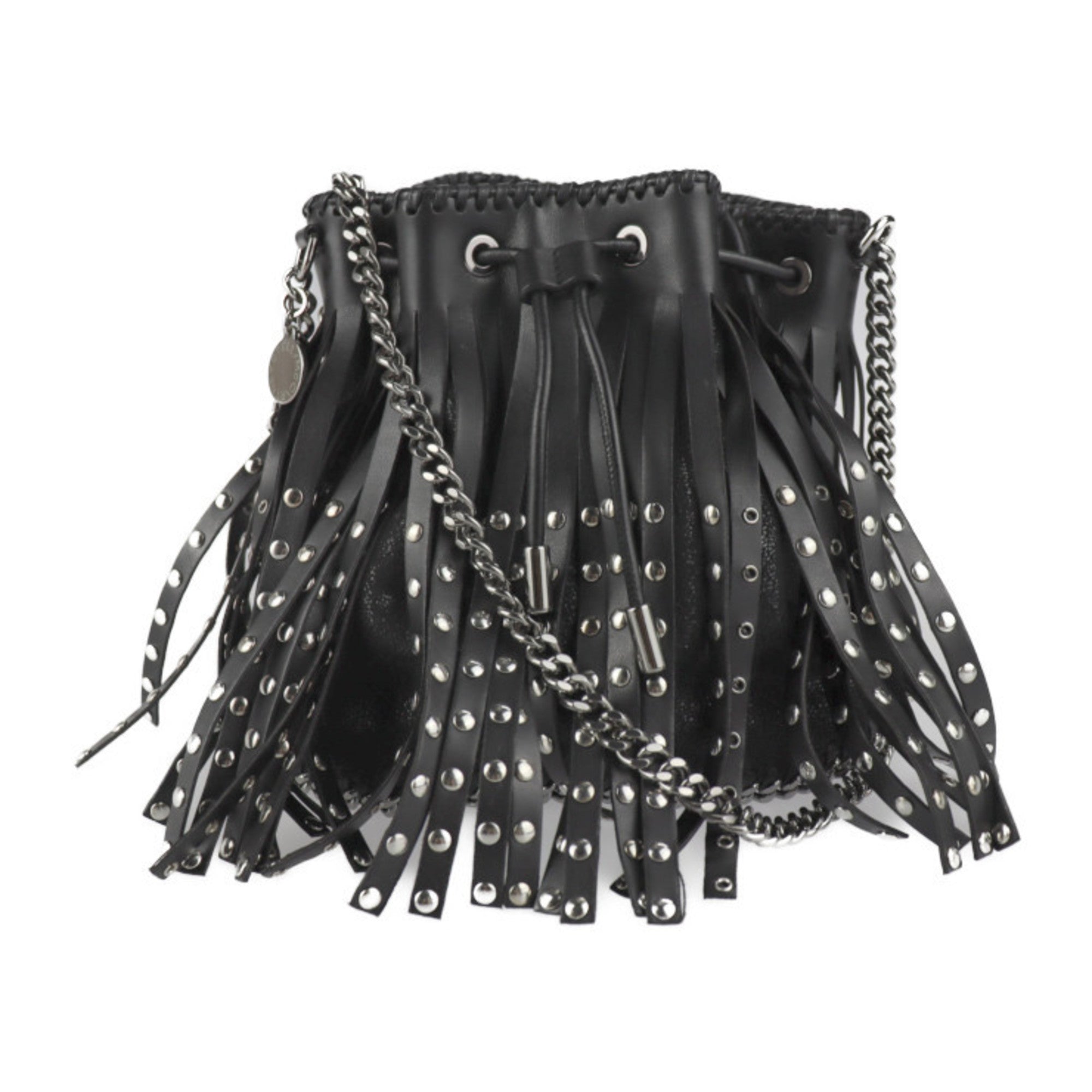 Stella McCartney Black Leather Falabella Crossbody Bag - Luxury Vegan Handbag for Women, Perfect for Work, Travel & Evening Events
