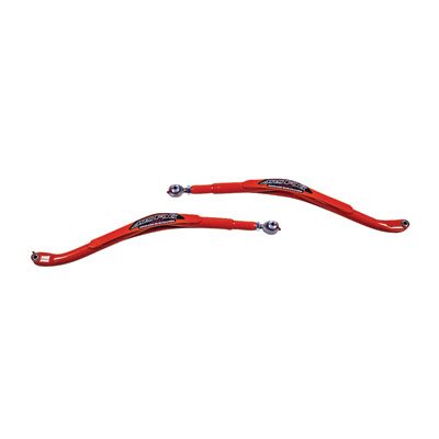 Zbroz Racing Max Clearance Lower Radius Rod Kit (Red) for Polaris RANGER RZR XP 4 TURBO EPS 2017-2018 - Heavy-Duty Off-Road Suspension Upgrade for Dunes, Trails & Mud Riding
