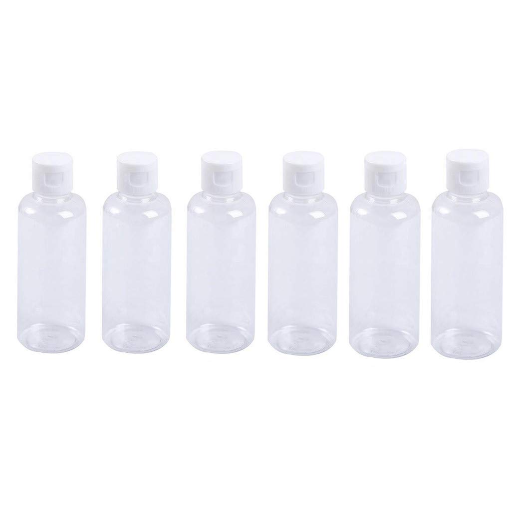 6PCS 30ML Empty Lotion Bottles - Travel Size Cosmetic Containers for Hand Cream, Lotion & Vinyl Supplies | Perfect for DIY, Travel & Home Organization