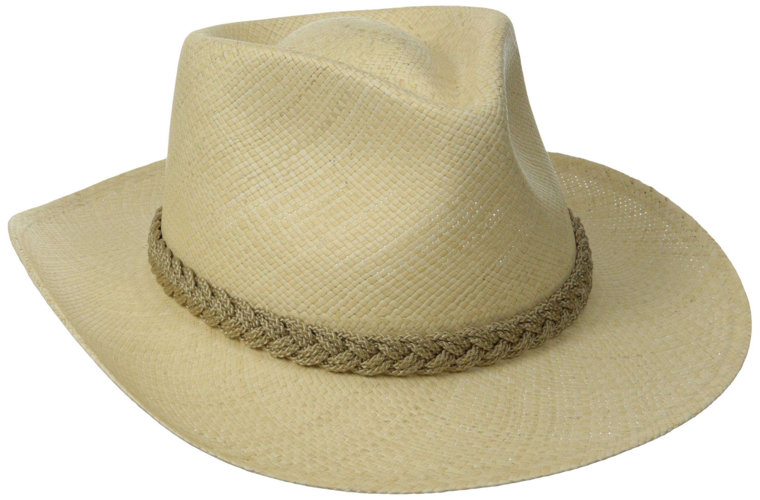 Scala Panama Outback Hat for Men - Lightweight & Breathable Sun Protection - Perfect for Hiking, Fishing, and Outdoor Adventures