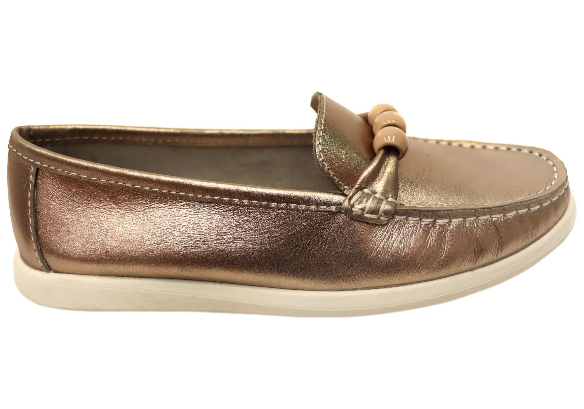 Andacco Women's Comfortable Leather Loafers - Brazilian Made Slip-On Shoes for Work, Travel & Casual Wear