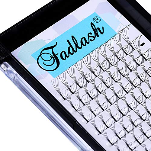 5D Volume Eyelash Extensions - 0.10mm Matte Silk Premade Lash Fans, C/D Curl 9-16mm Length (5D-0.10-D, 13mm) for Professional Salon & Home Use - Perfect for Bridal, Party & Special Occasion Makeup