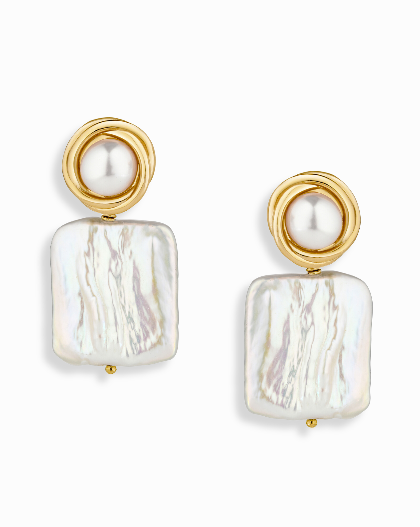 Tati Pearl Earrings - Elegant Freshwater Pearl Stud Earrings for Women | Perfect for Weddings, Parties & Everyday Wear
